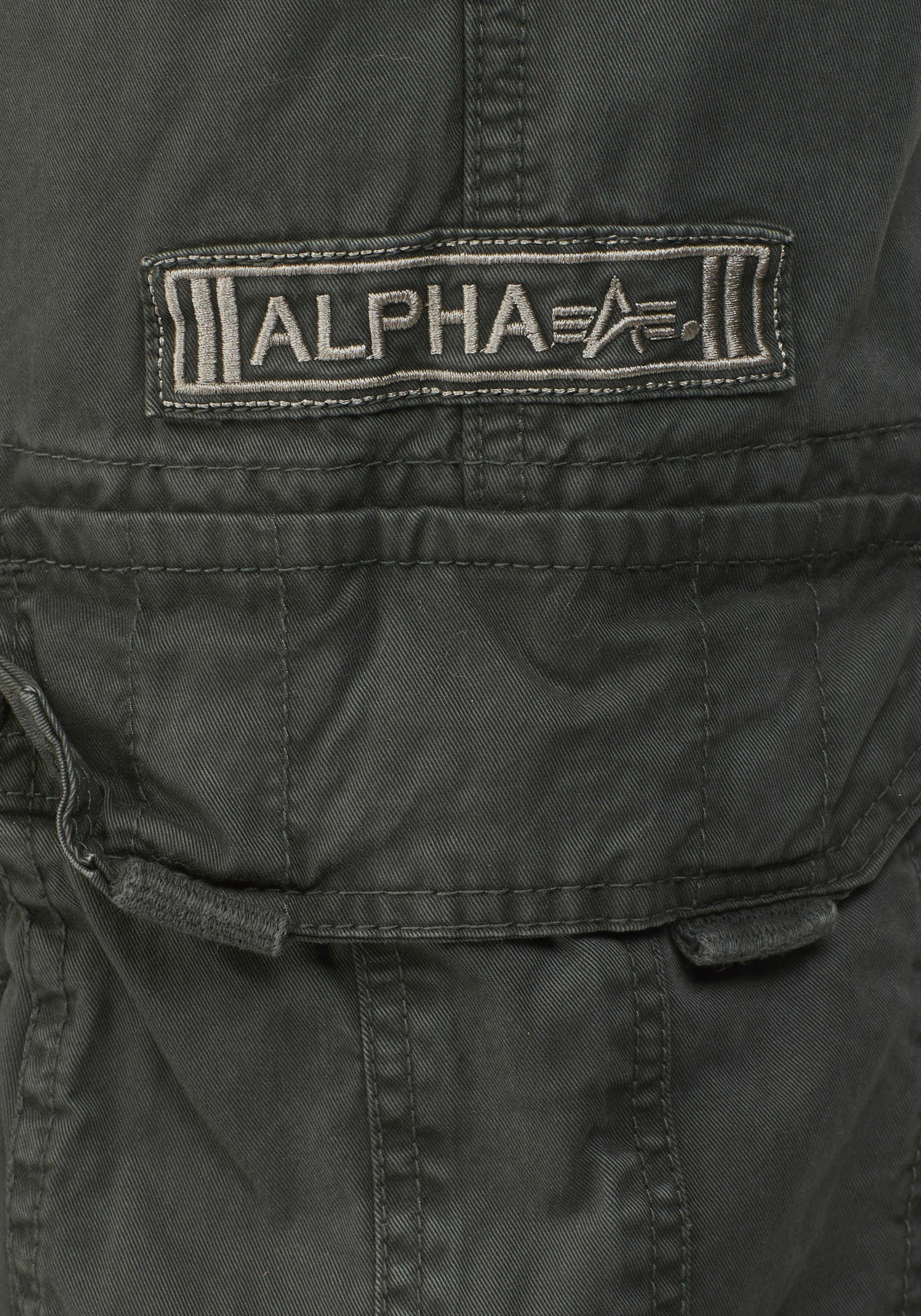 Alpha Industries Cargobroek Jet pant met zijcargozakken en koord aan de beenafsluiting