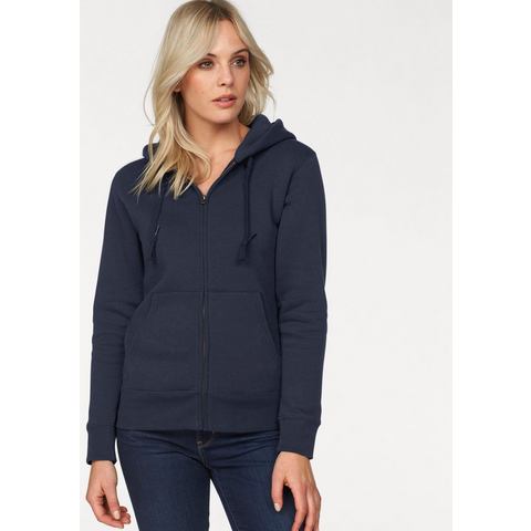 FRUIT OF THE LOOM capuchonsweatshirt »Lady-Fit Premium hooded Sweat Jacket«