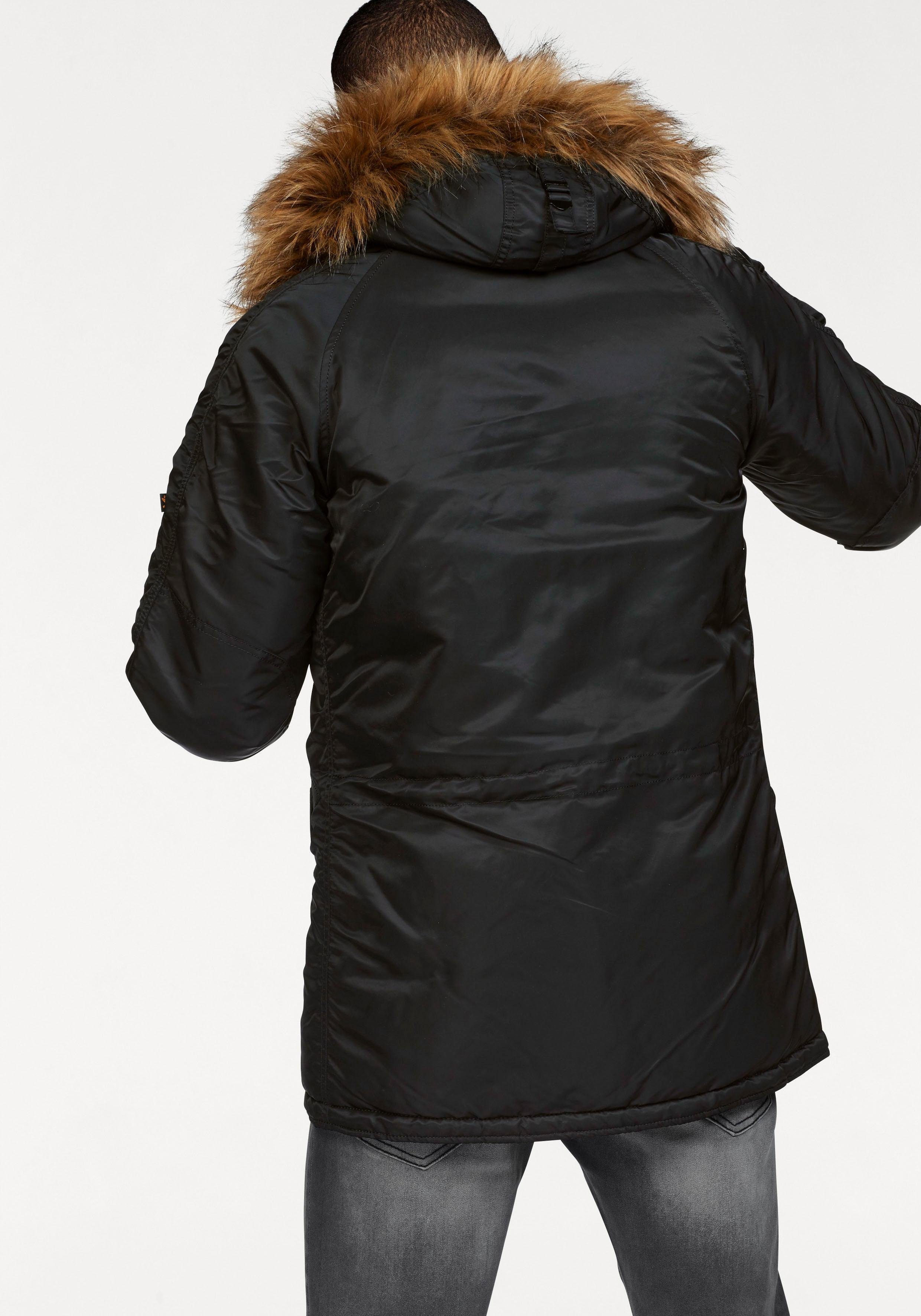 Alpha Industries Parka N3B VF 59 met afneembaar imitatiebontkraag