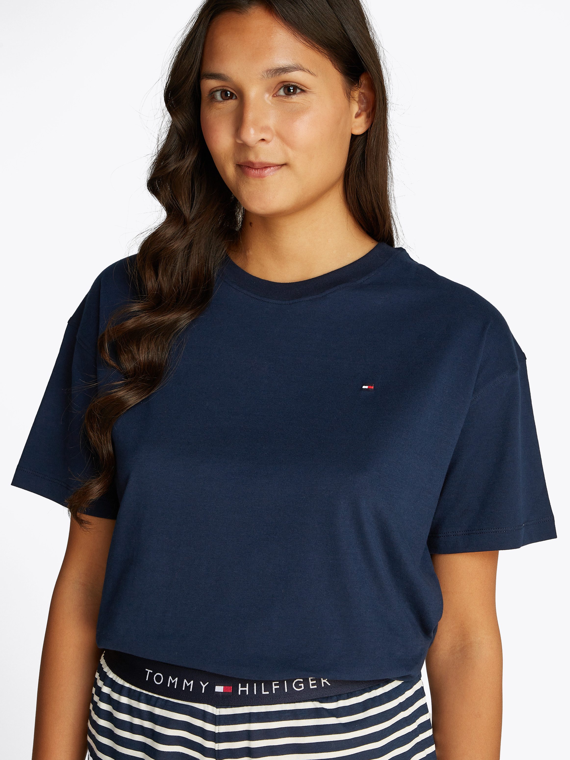 Tommy Hilfiger Underwear Pyjama SS PRT PJ SHORT SET (set, 2-delig, 2-delig)