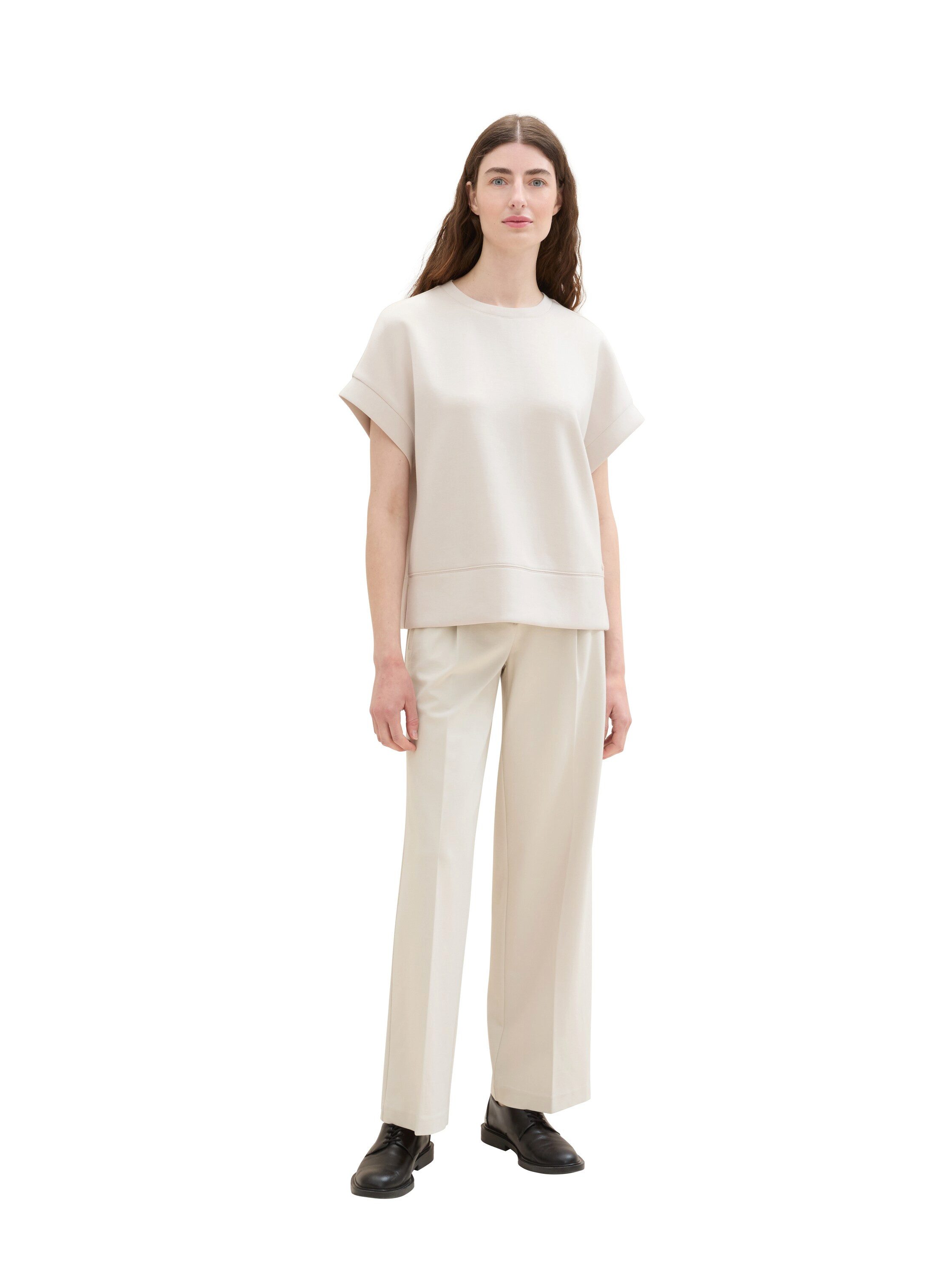 Tom Tailor Jerseybroek Wide leg met zakken