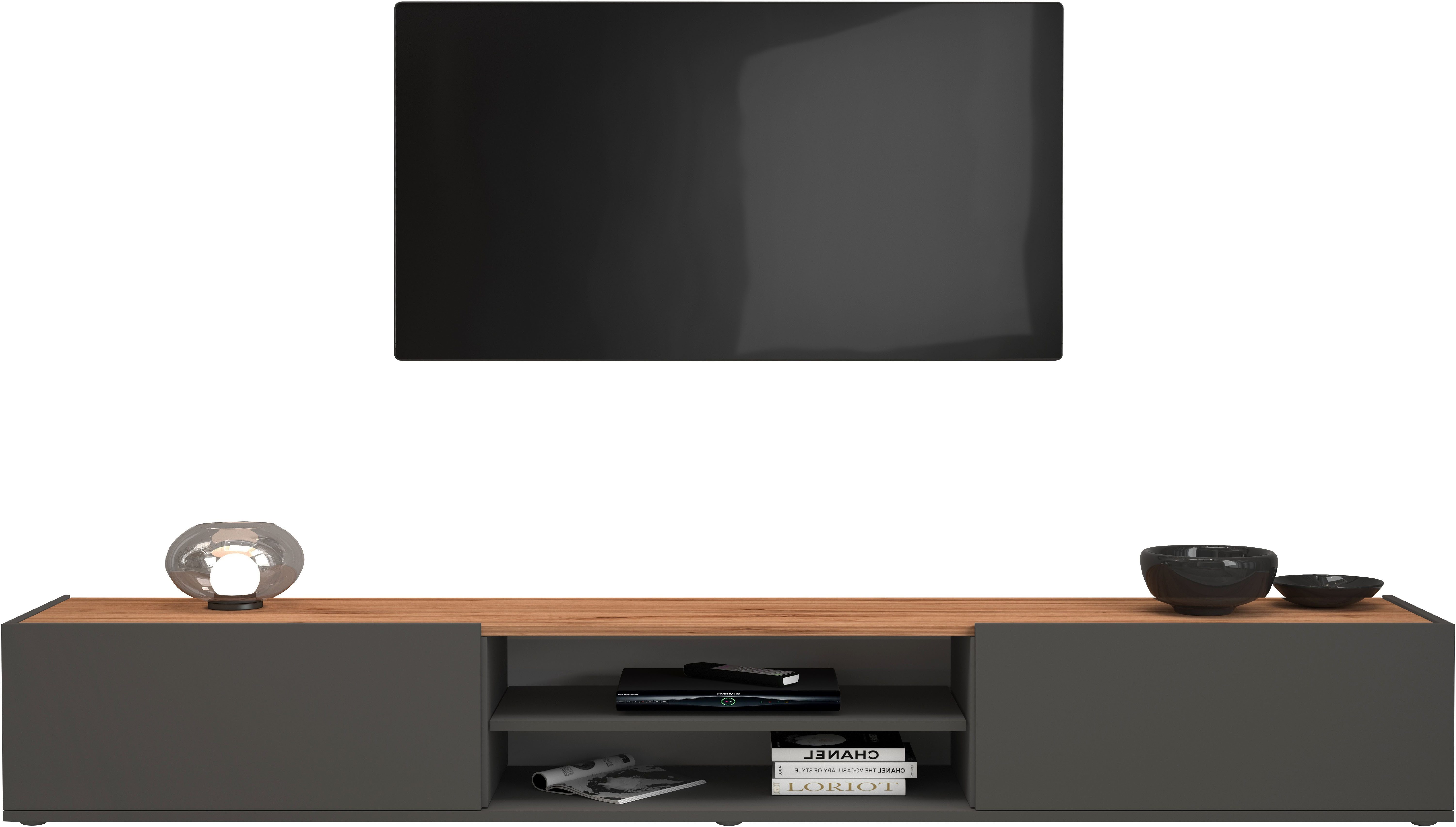 INOSIGN Tv-meubel Garda staand en hangend met 2 kleppen, 1 legplank, breedte 210 cm