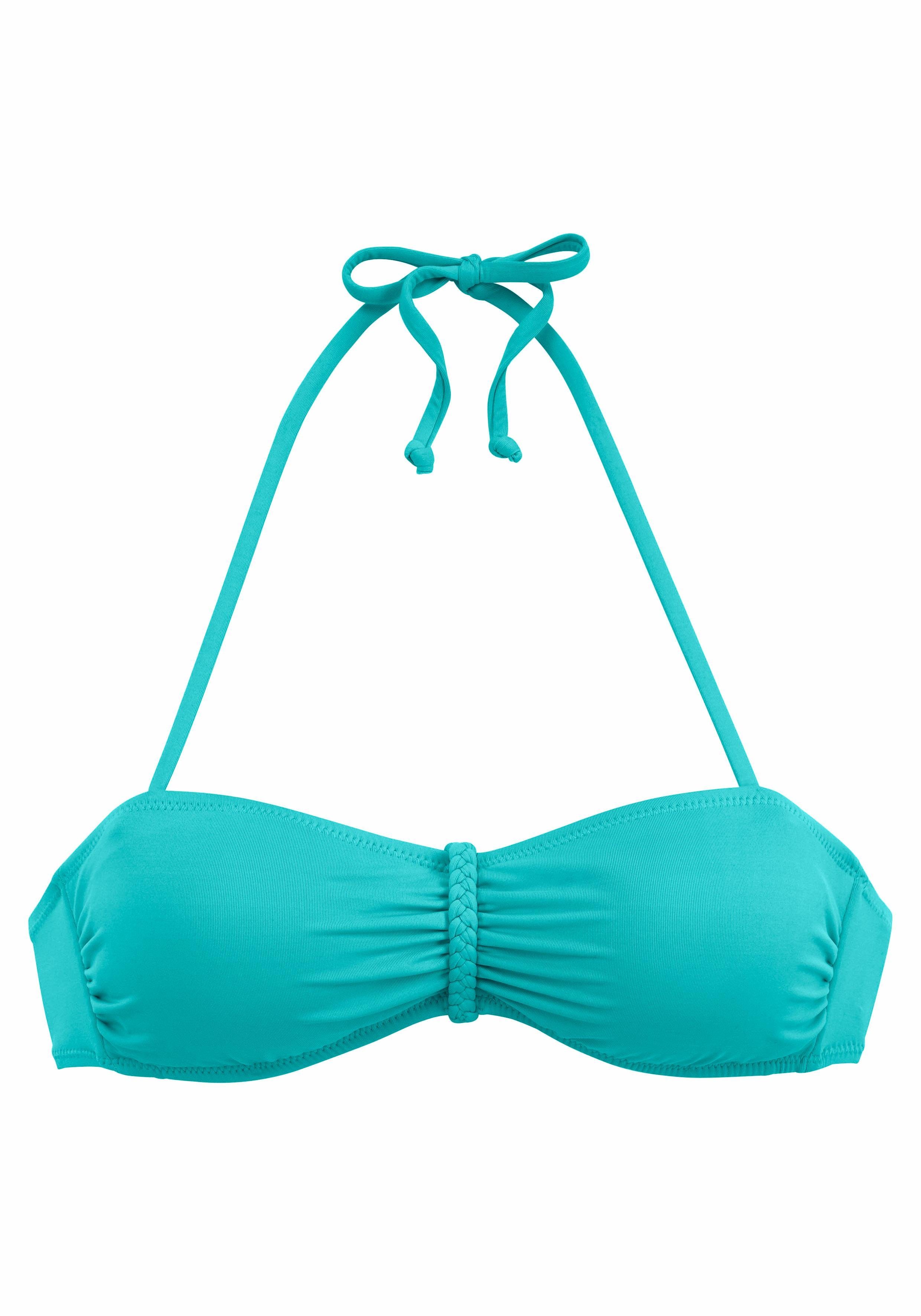 Buffalo Bandeau-bikinitop Happy met gevlochten detail