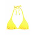buffalo triangel-bikinitop happy in eenvoudig design geel