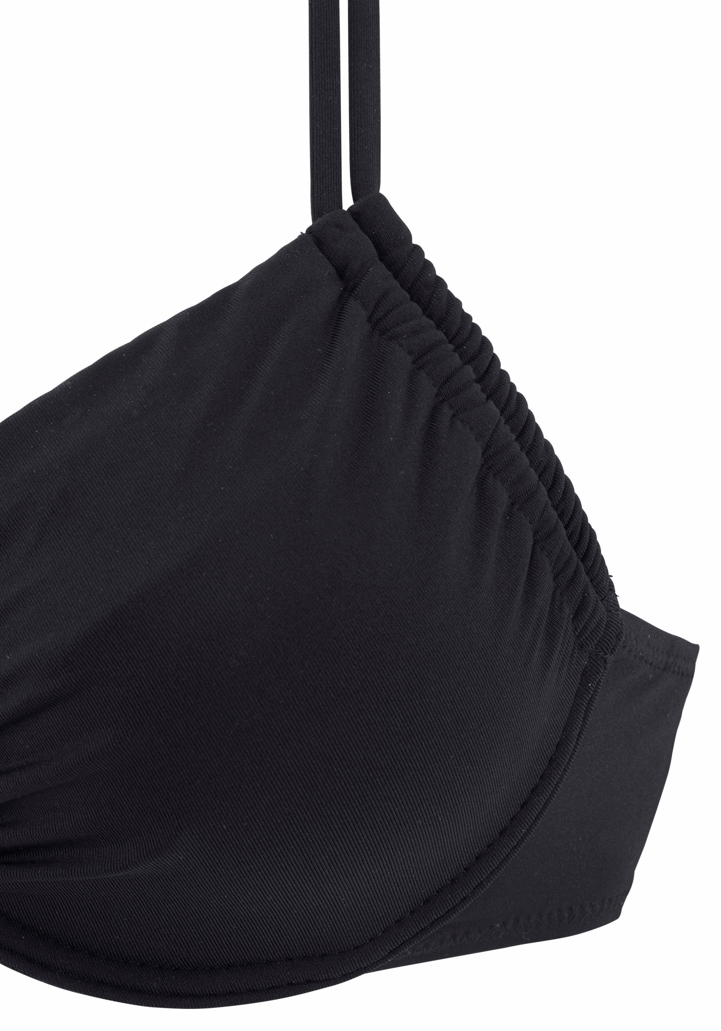 Buffalo Bikinitop met beugels Happy opzij aan te rimpelen