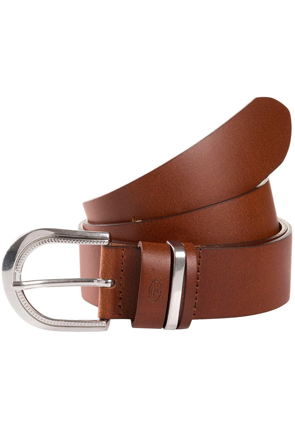 Tom Tailor Leren riem TTSANDY 3.5 cm brede damesriem, modieus eenvoudig