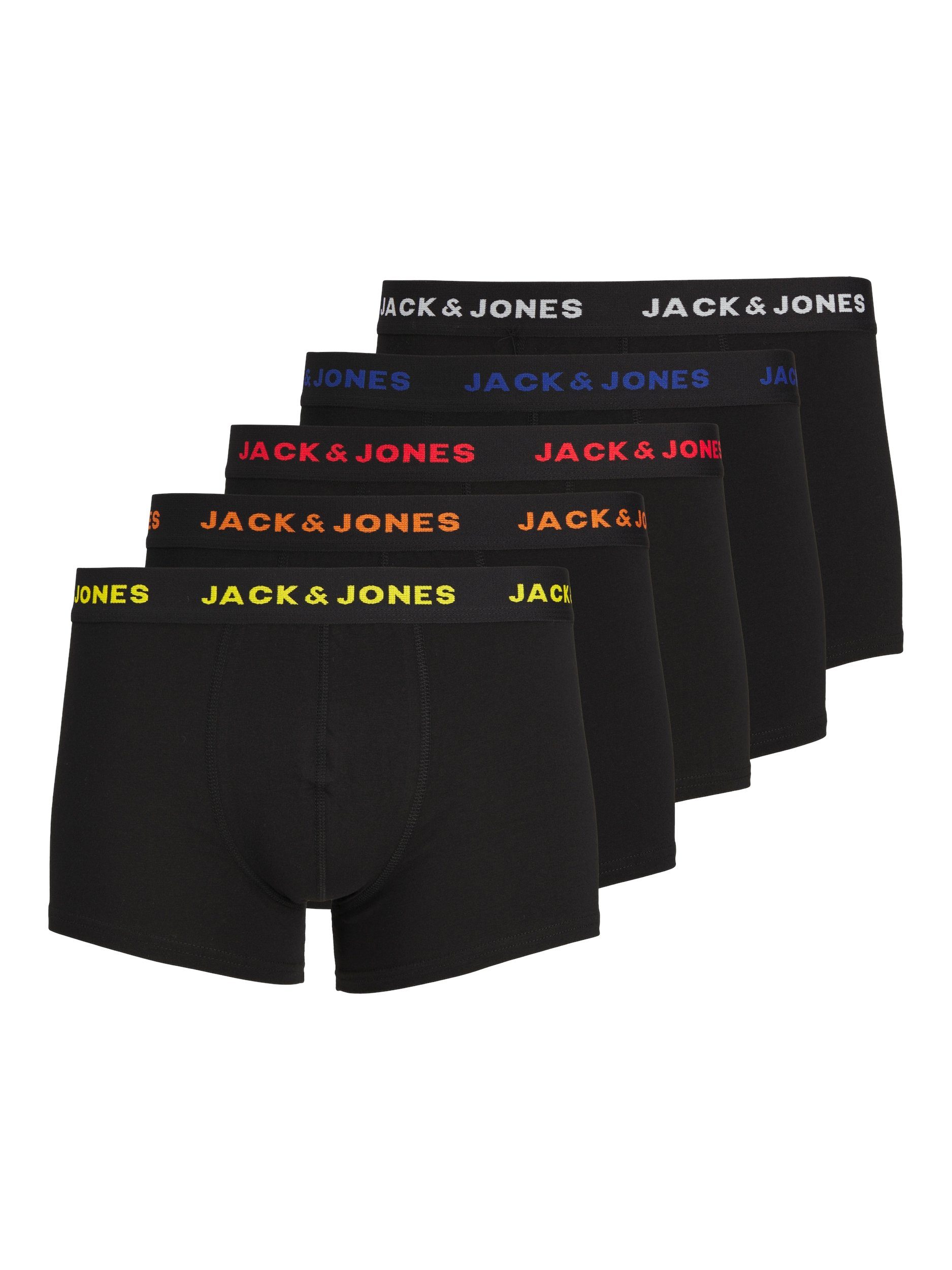 Jack & Jones Boxershort JACBLACK FRIDAY TRUNKS 5 PACK ONLINE LN met elastische tailleband (set 5 stuks)