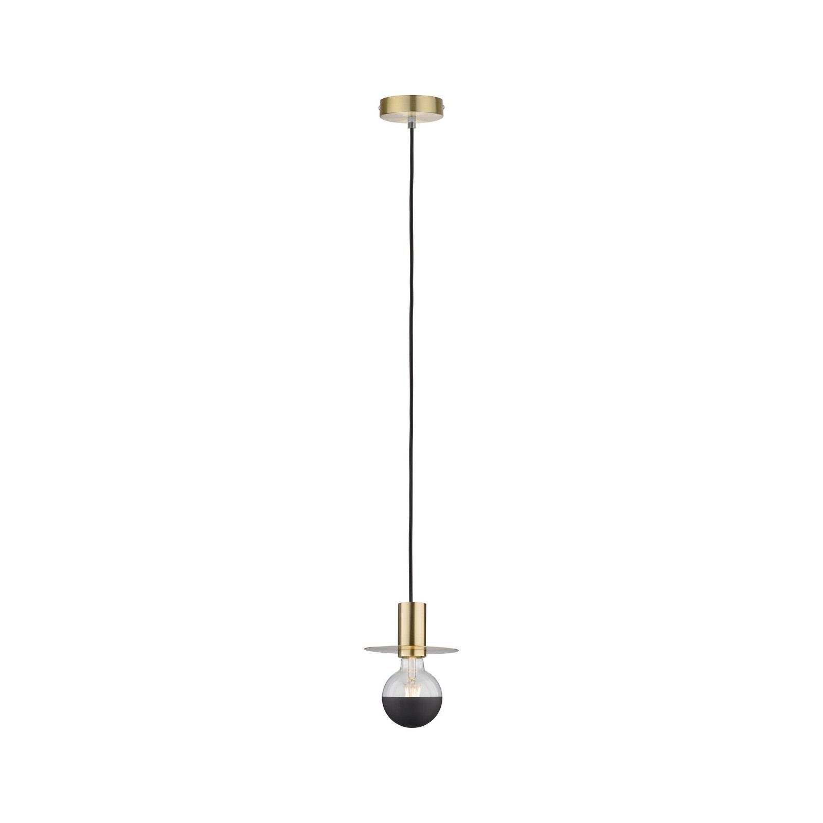 Paulmann Hanglamp Neordic Stian max. 1x60W Geborsteld messing 230V Metaal (1 stuk)