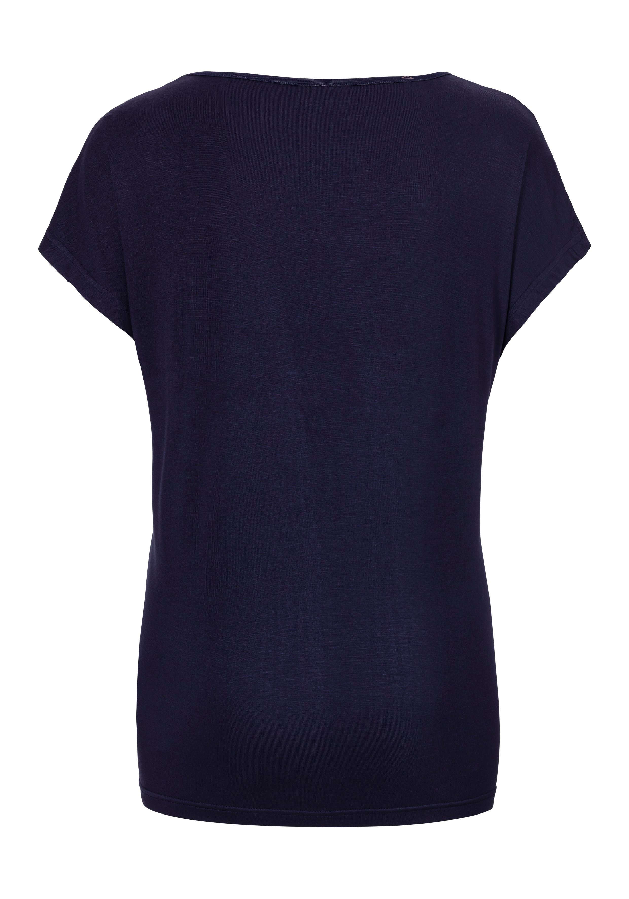 Lascana Pyjama top met aangeknipte mouwen