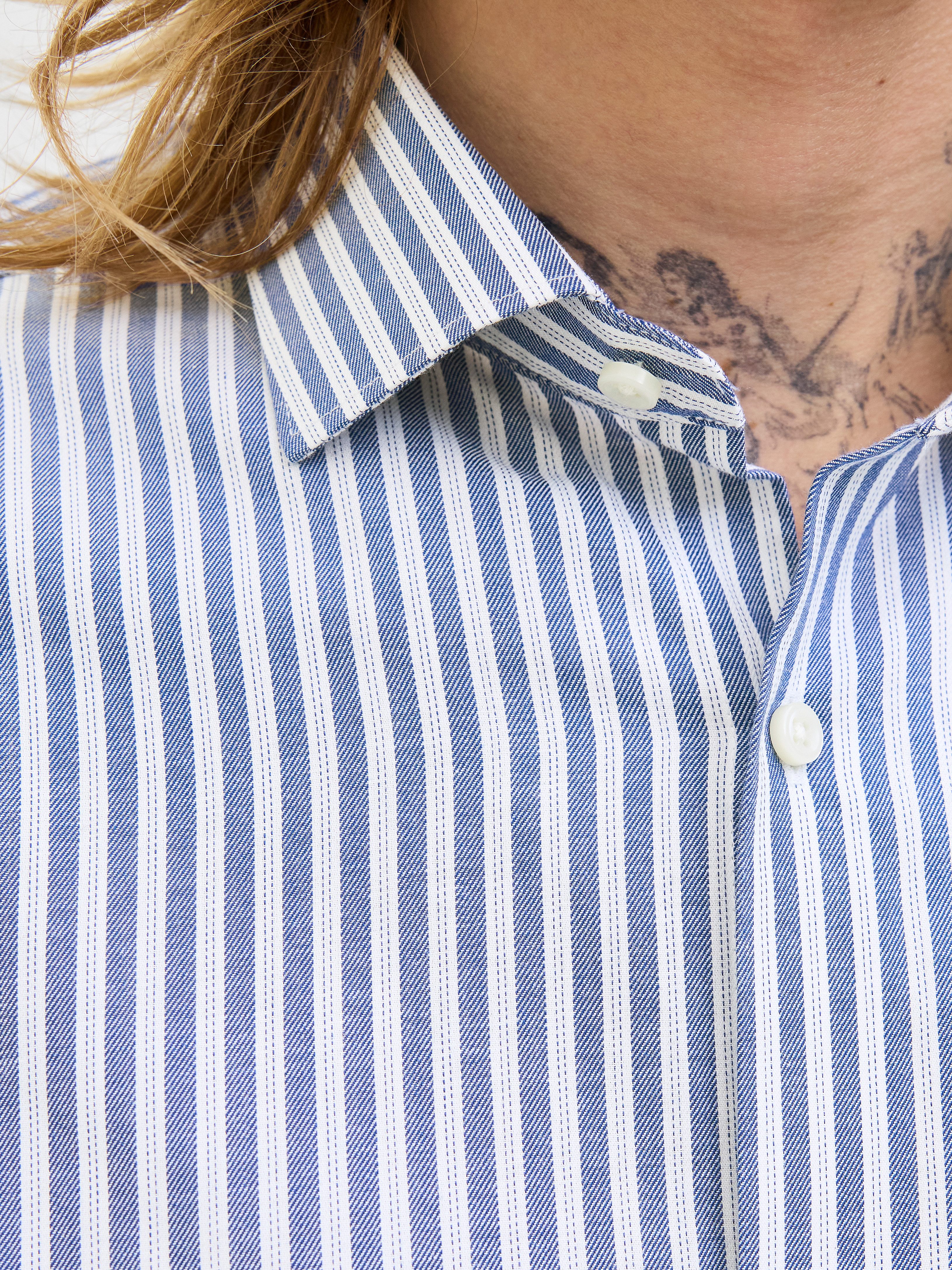 Jack & Jones Overhemd met lange mouwen JPRBLAPARKER Slim Fit overhemd, ademend, ideaal voor dagelijks gebruik