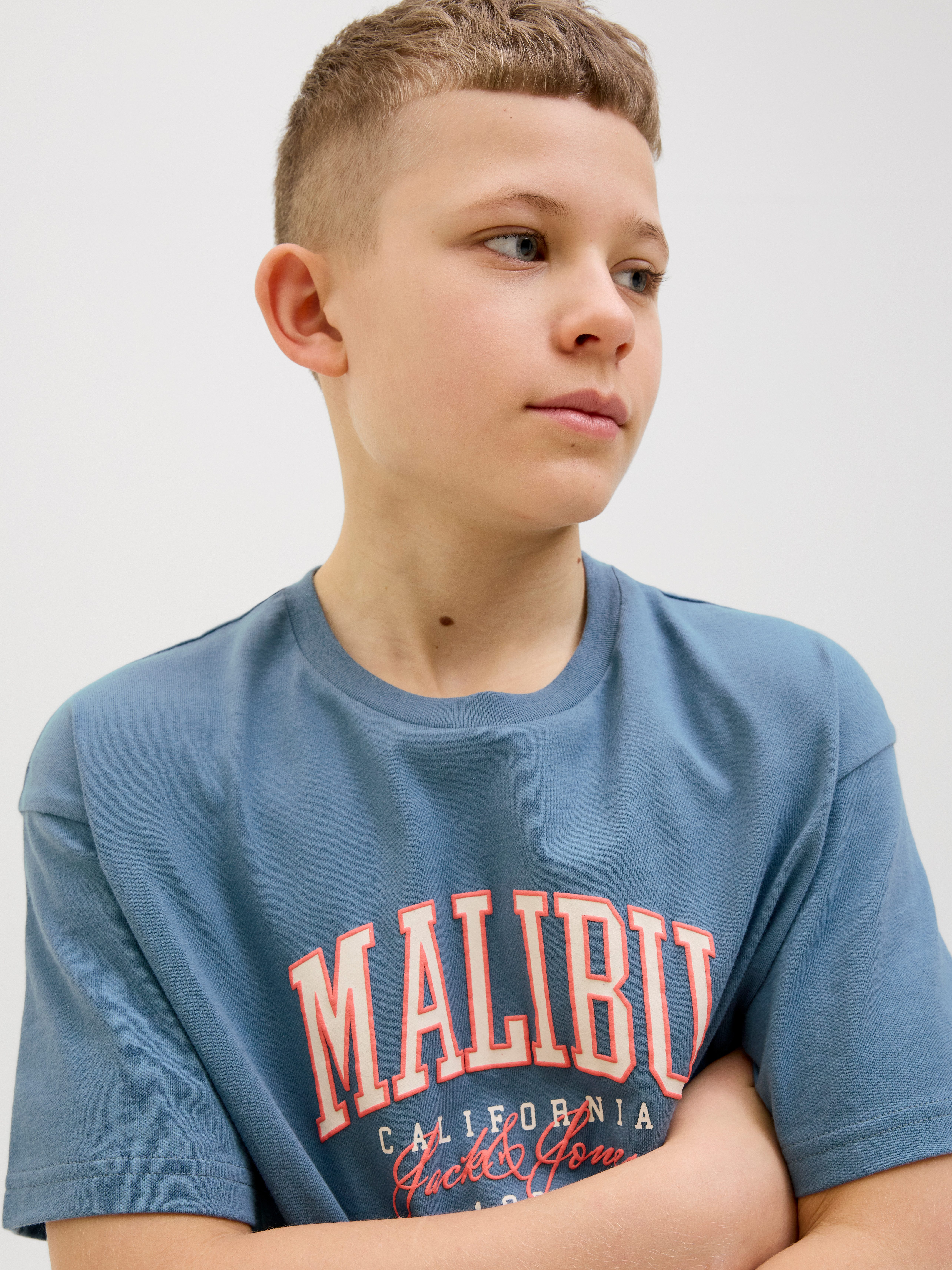 Jack & Jones Junior T-shirt JJDETROIT TEE SS CREW NECK JNR