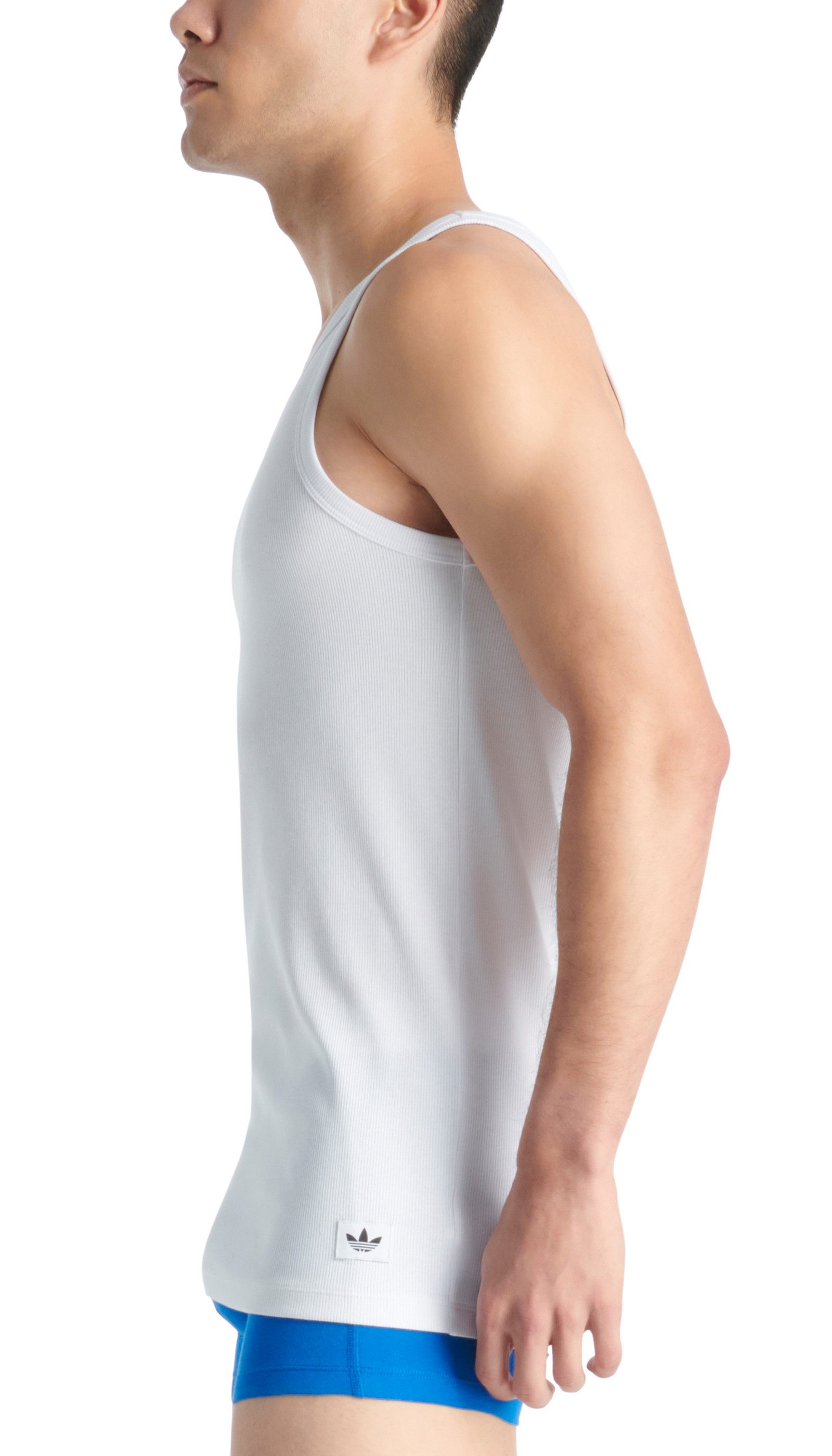 adidas Originals Muscle-shirt met subtiel merklogo aan de zoom (Set van 2)