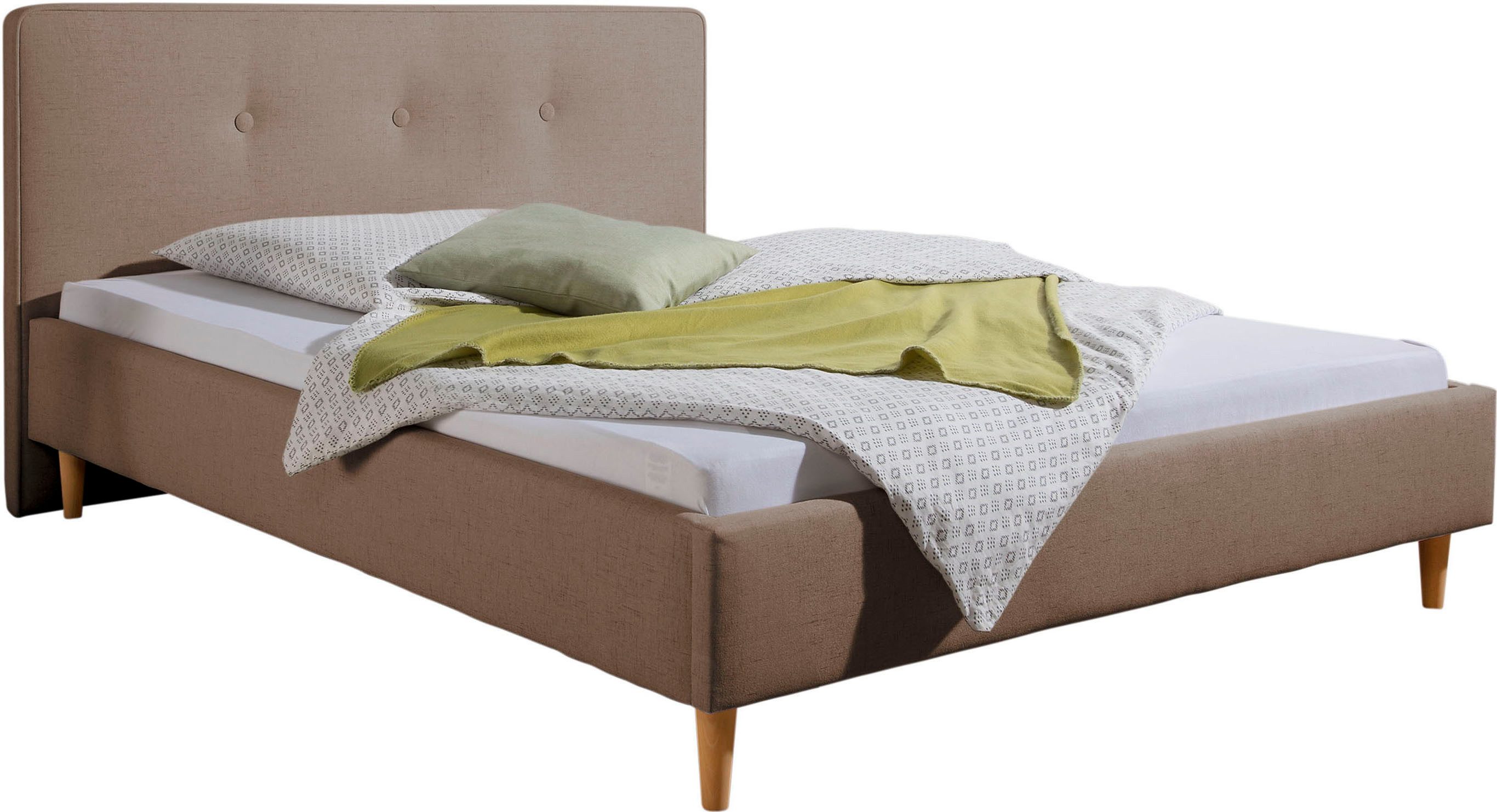 Maintal Gestoffeerd bed Lonepine Zijkanten van het bed zelf te monteren, zonder bedkist