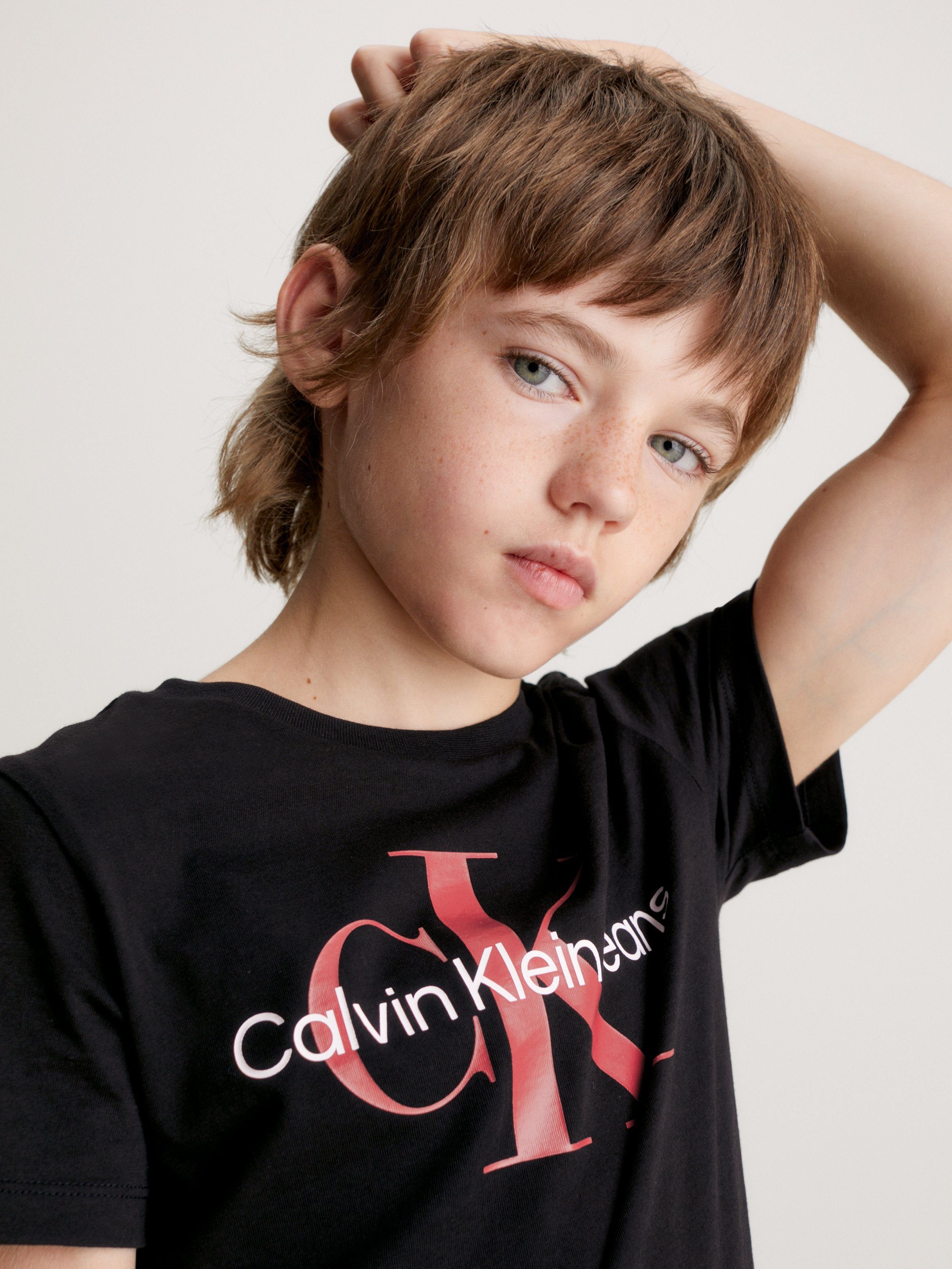 Calvin Klein T-shirt CK MONOGRAM SS T-SHIRT voor kinderen tot 16 jaar