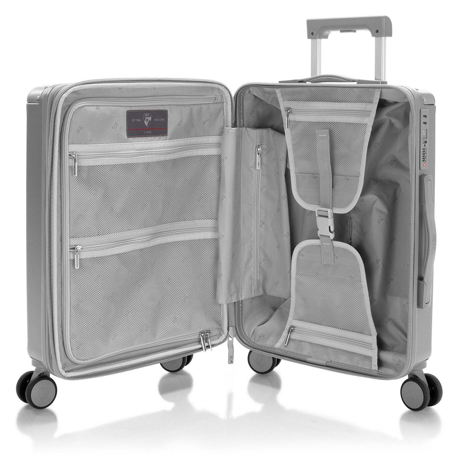 Heys Hardshell-trolley Luxe in verschillende kleuren en maten x Joachim Llambi harde koffer volumevergroting
