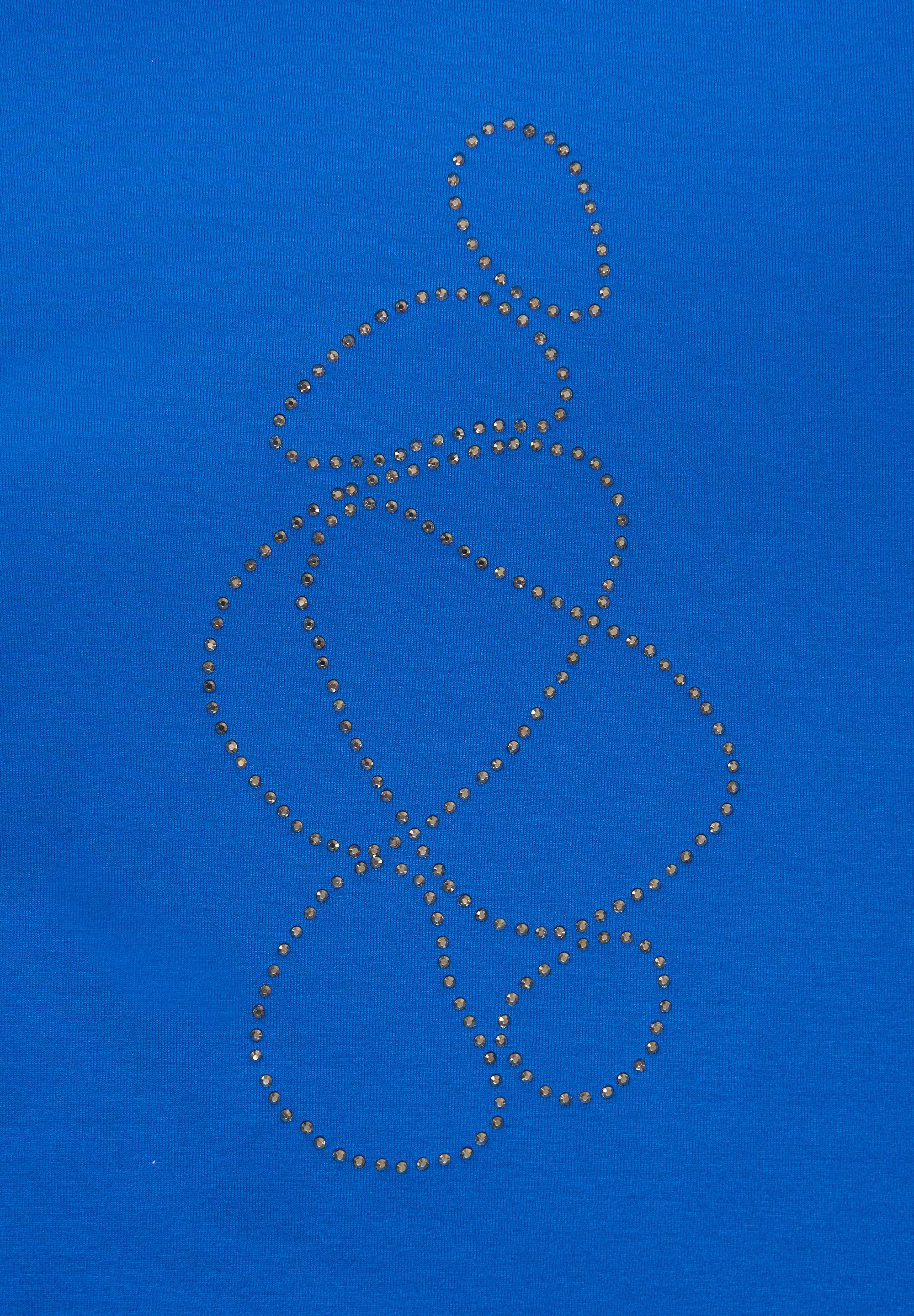 Seidel Moden Shirt met lange mouwen met glitterstenen, made in germany