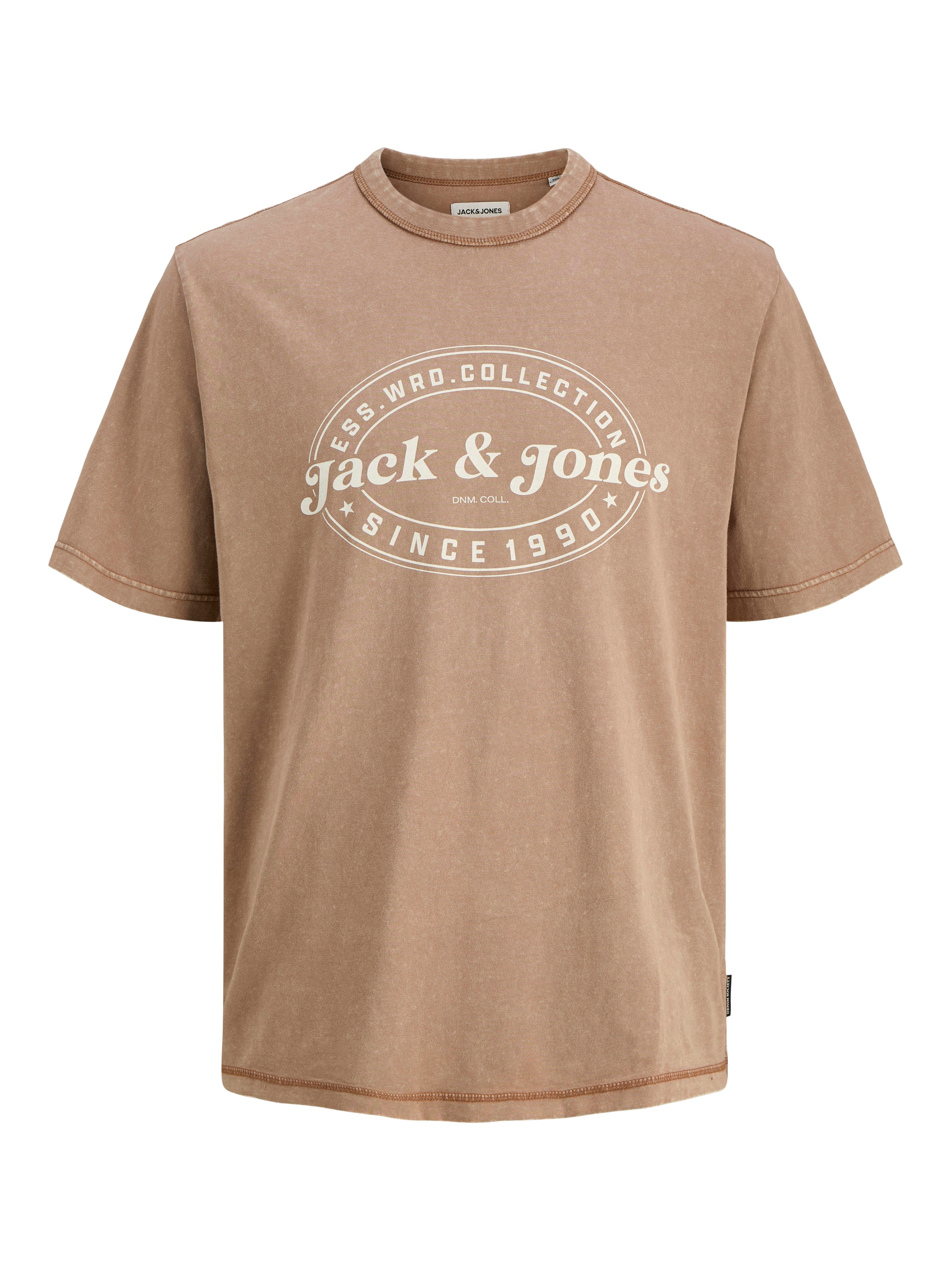 Jack & Jones Shirt met ronde hals JJEDOVER PRINT TEE SS CREW NECK