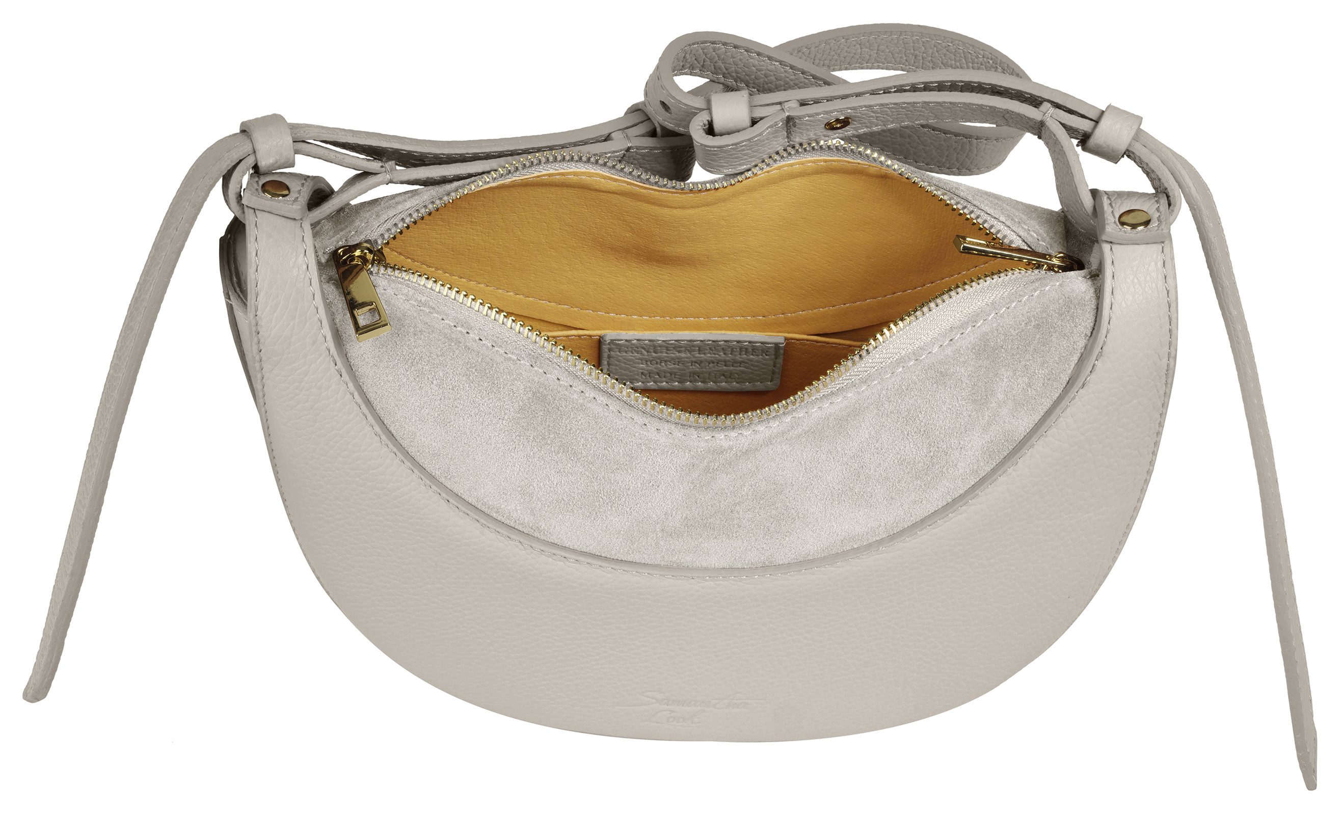 Samantha Look Schoudertas echt leer, made in italy