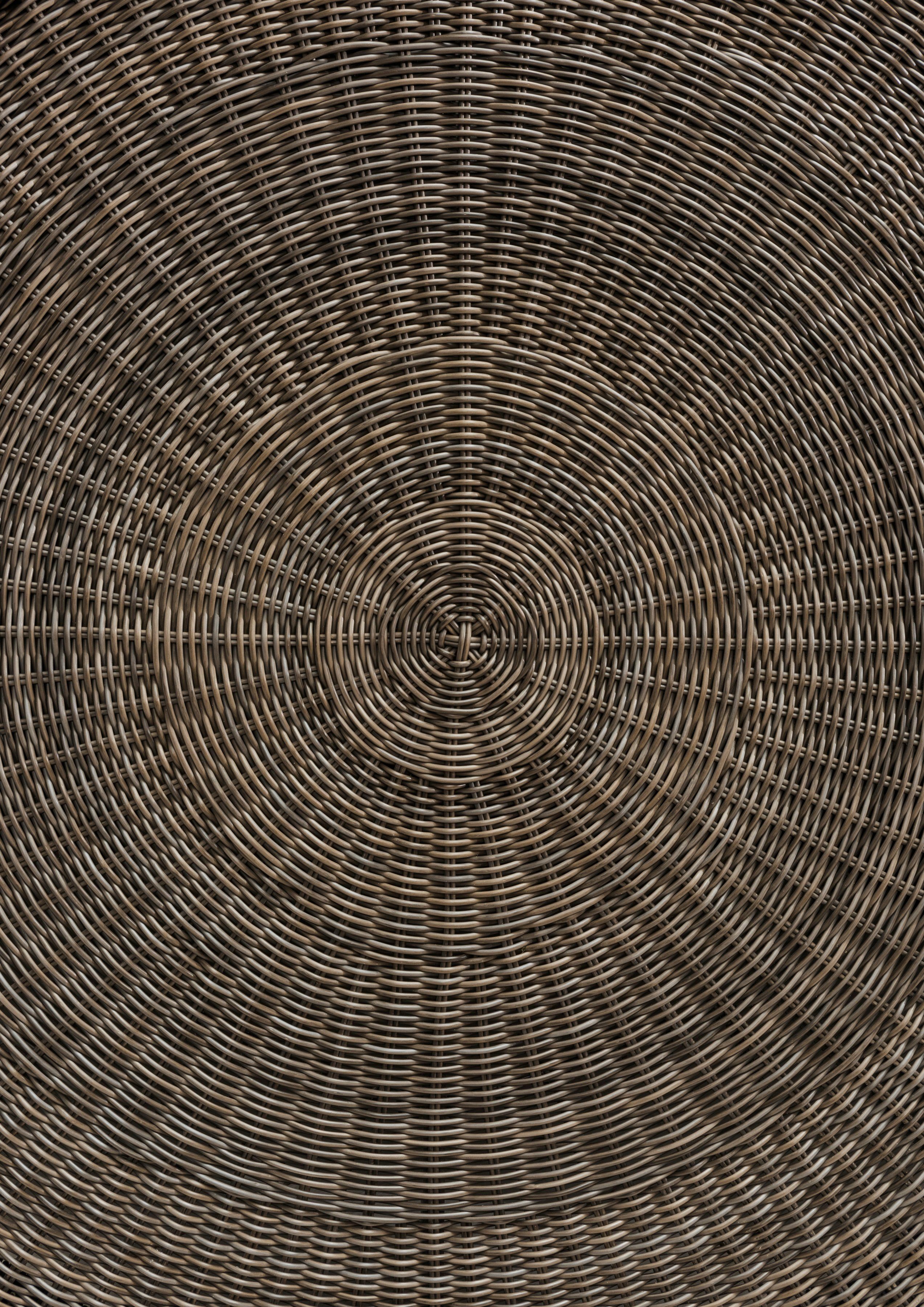 Destiny Tuintafel Luna (ø150x75 cm), aluminium, polyrattan, incl. draaiplateau (set, 2-delig)