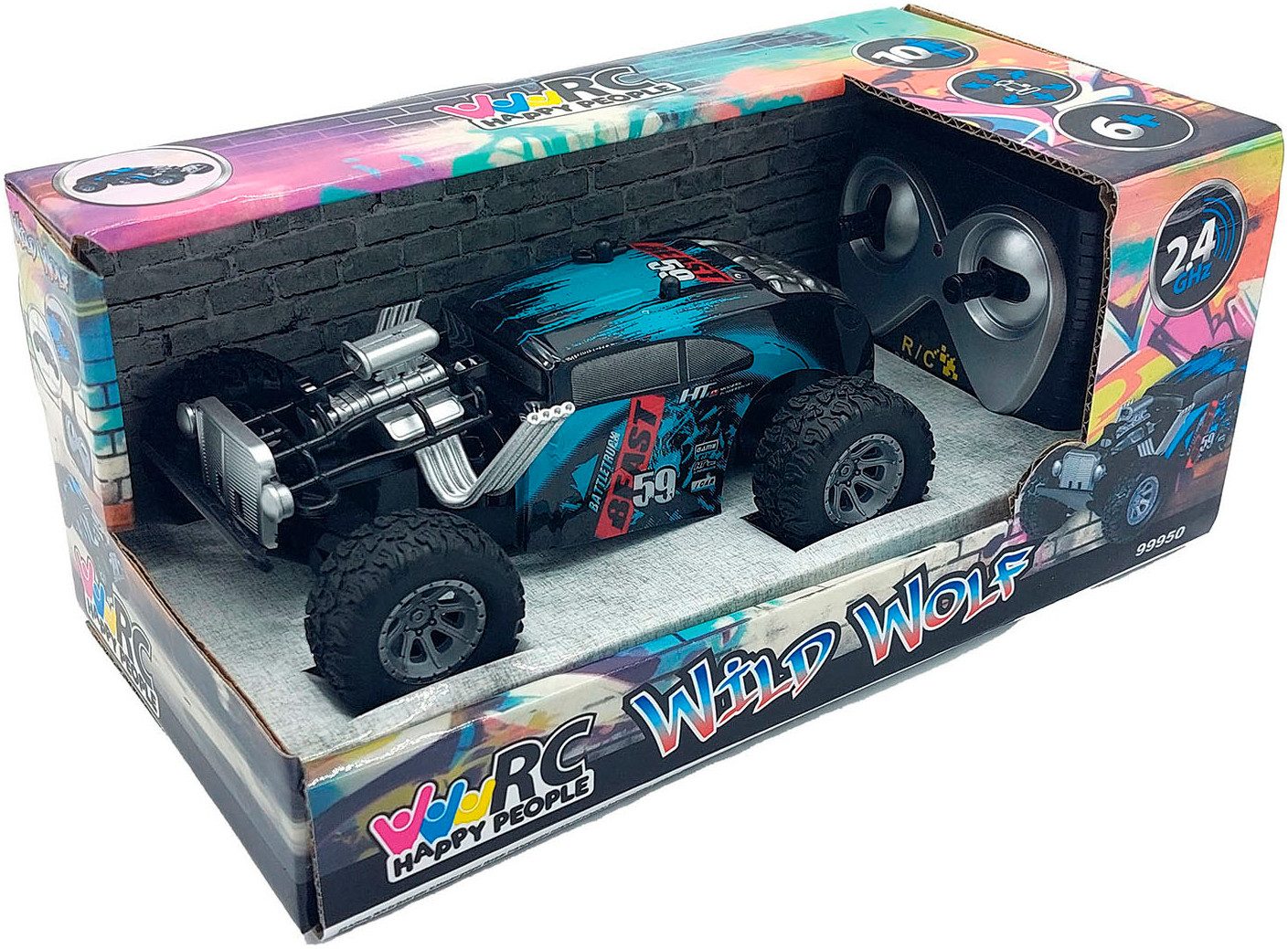 Happy People Radiografisch bestuurbare auto Wild Wolf