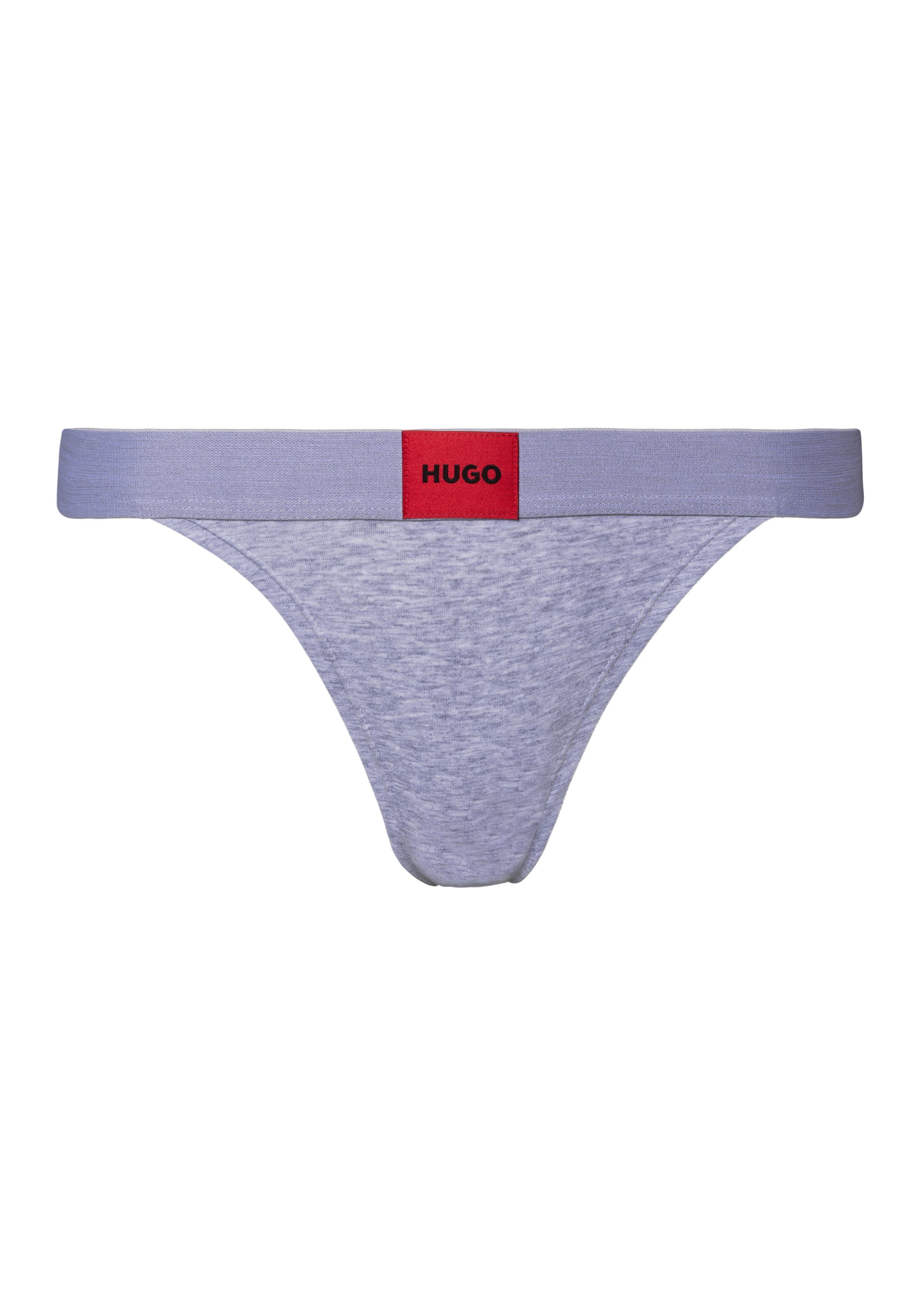 HUGO underwear String Red Label met logo op de elastische tailleband