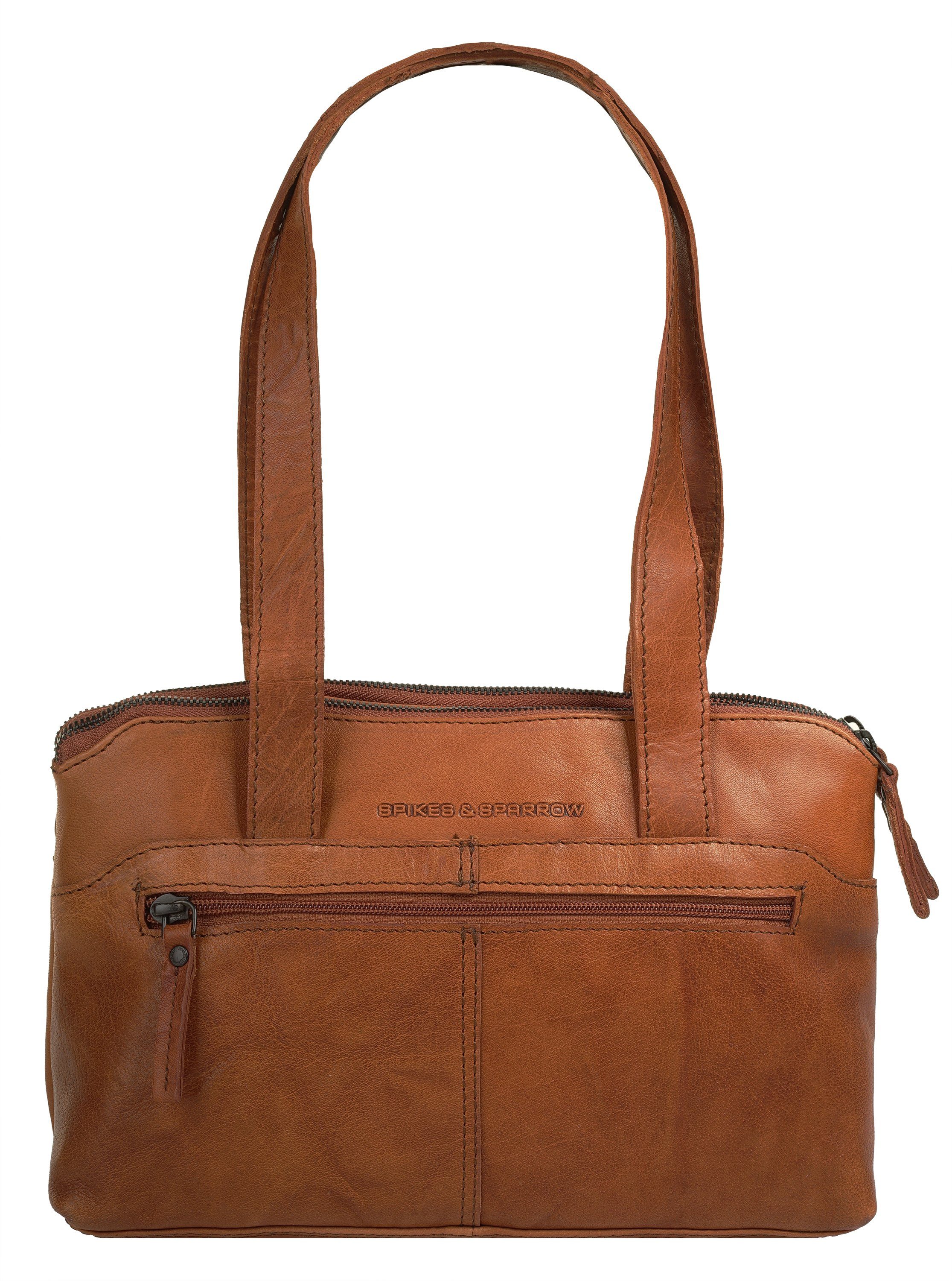 Spikes & Sparrow Tas echt leder