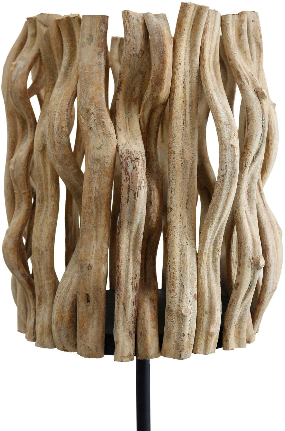 SalesFever Staande lamp Walt handgemaakt, in fakkellook (1 stuk)