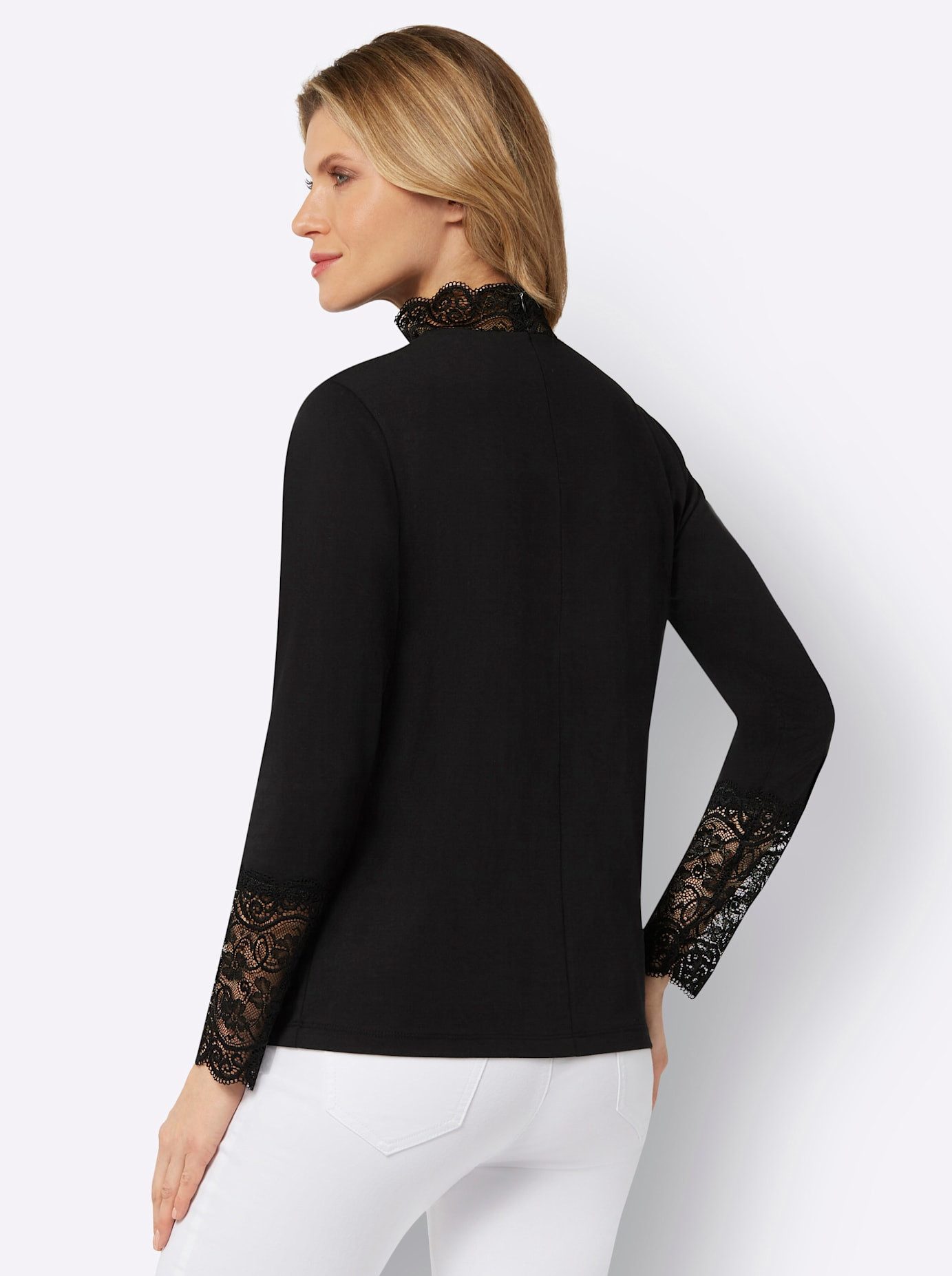Classic Basics Shirt met staande kraag Shirt met opstaand kraagje (1-delig)
