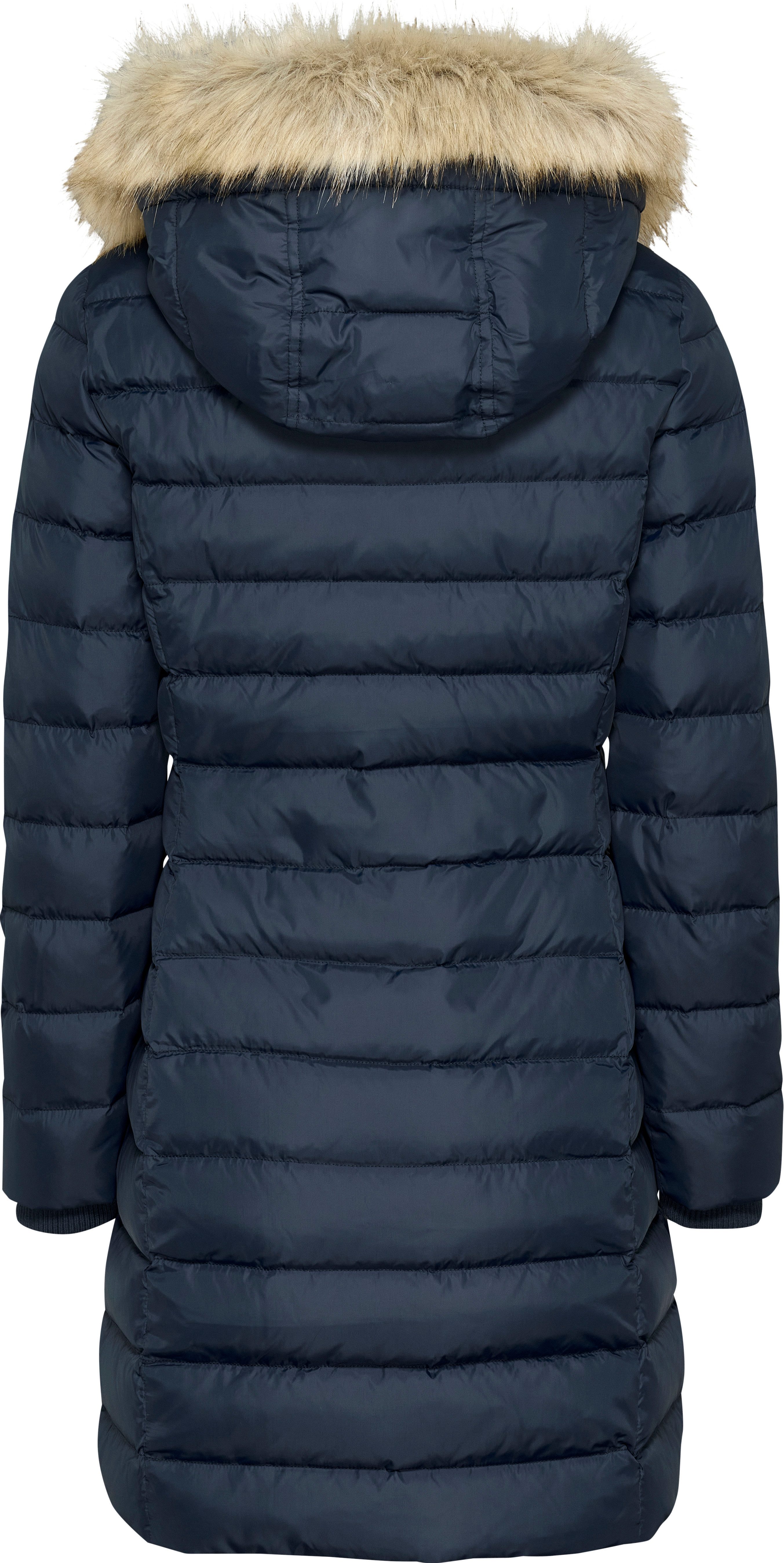 TOMMY JEANS Gewatteerde jas TJW ESSENTIAL HOODED DOWN COAT