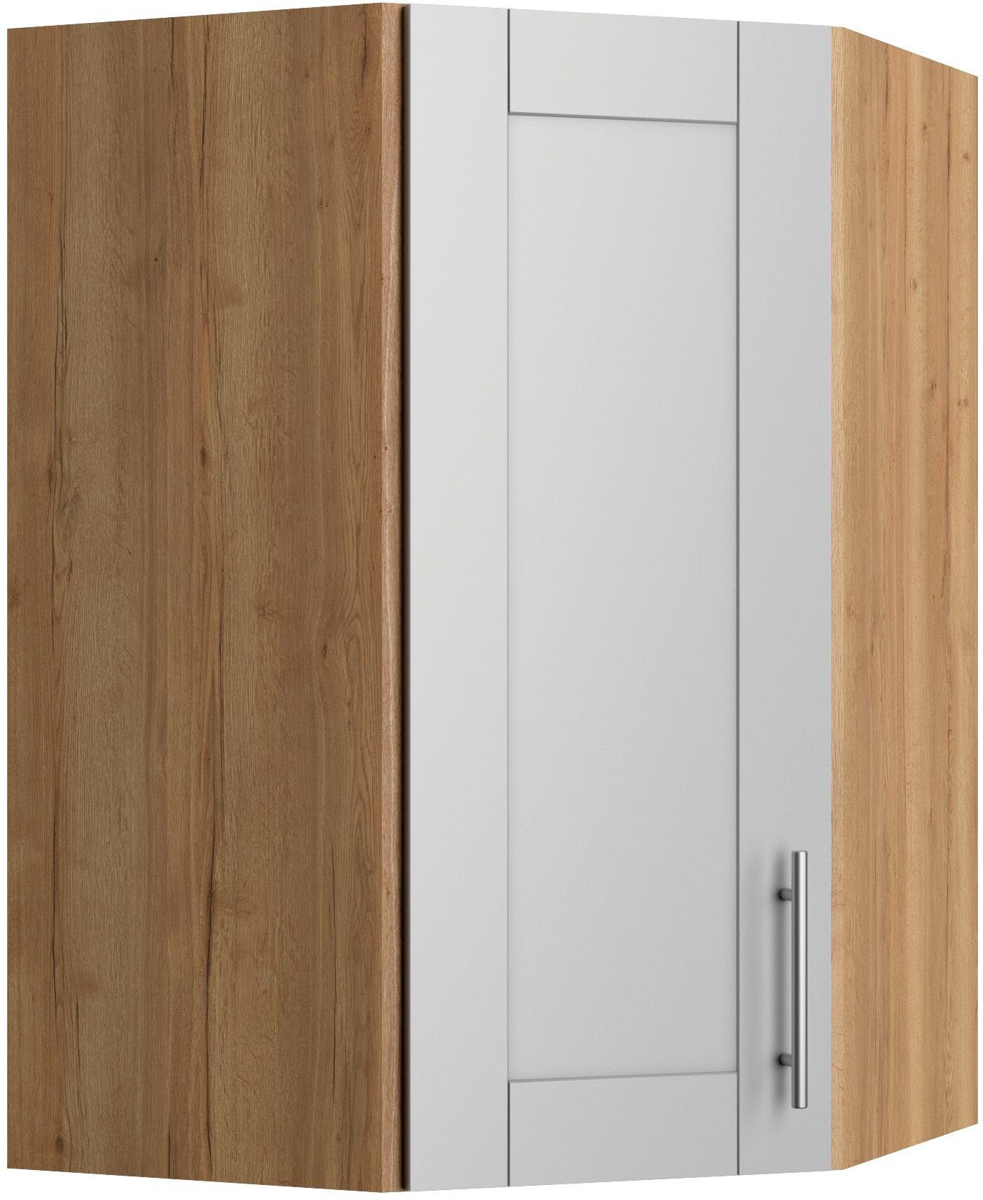 OPTIFIT Hangend hoekkastje Ahus Breedte 60 x 60 cm