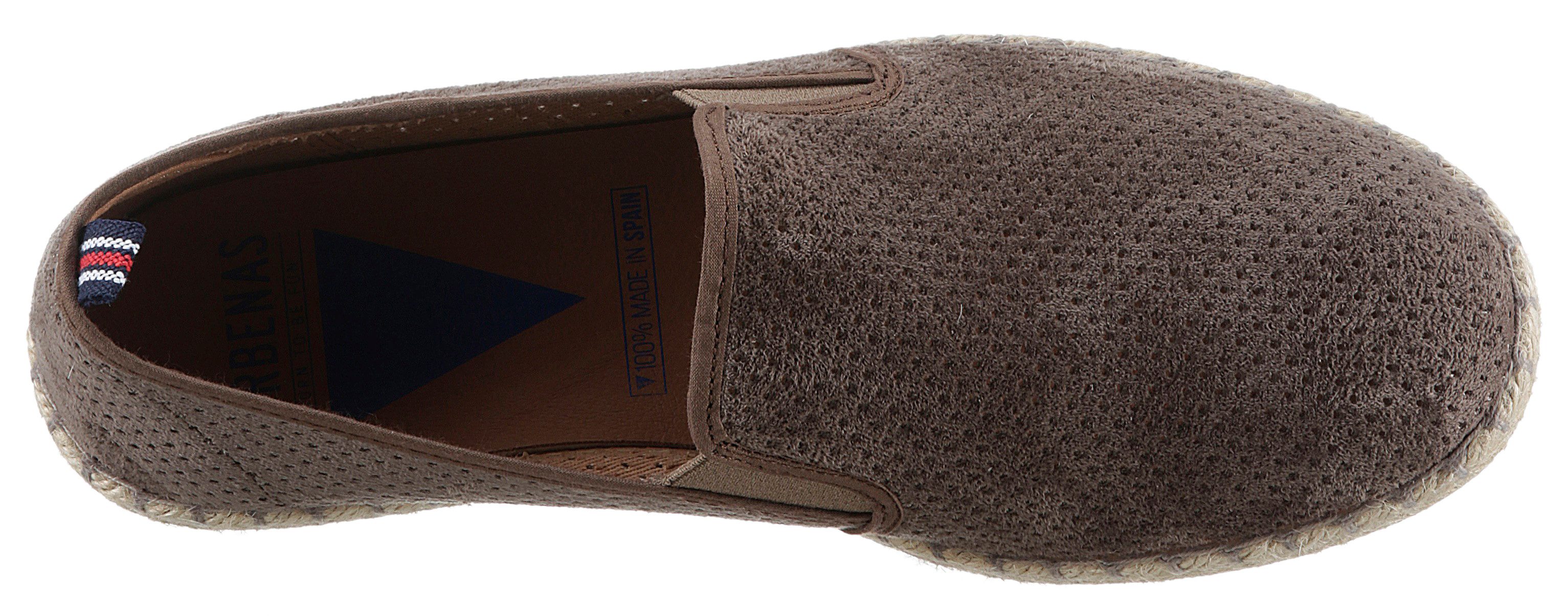 VERBENAS Espadrilles Tom Pacific , loafer, slip-on, zomerschoen, strandschoen met stretch inzetstukken