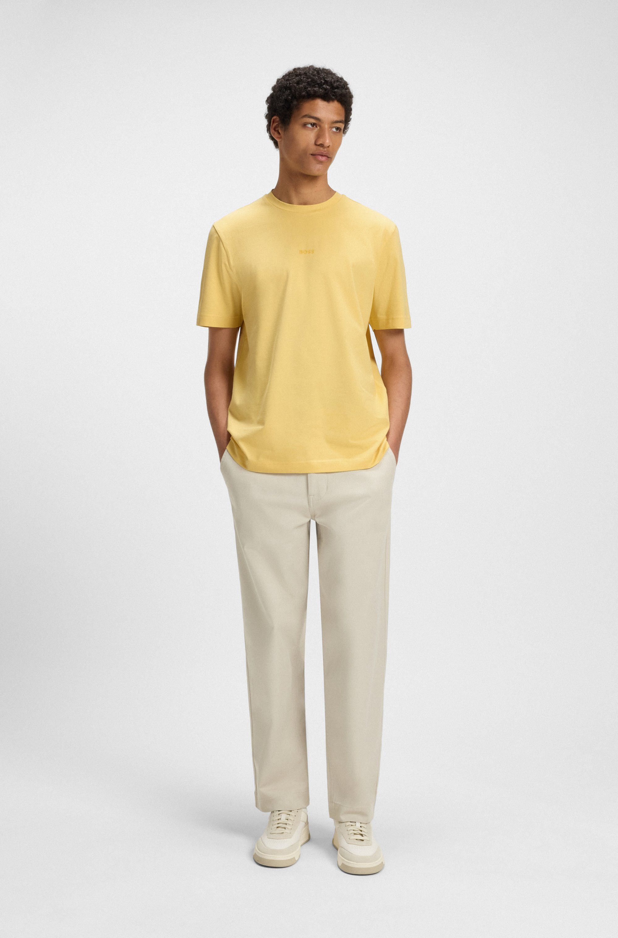 Boss Orange T-shirt TChup met een ronde hals