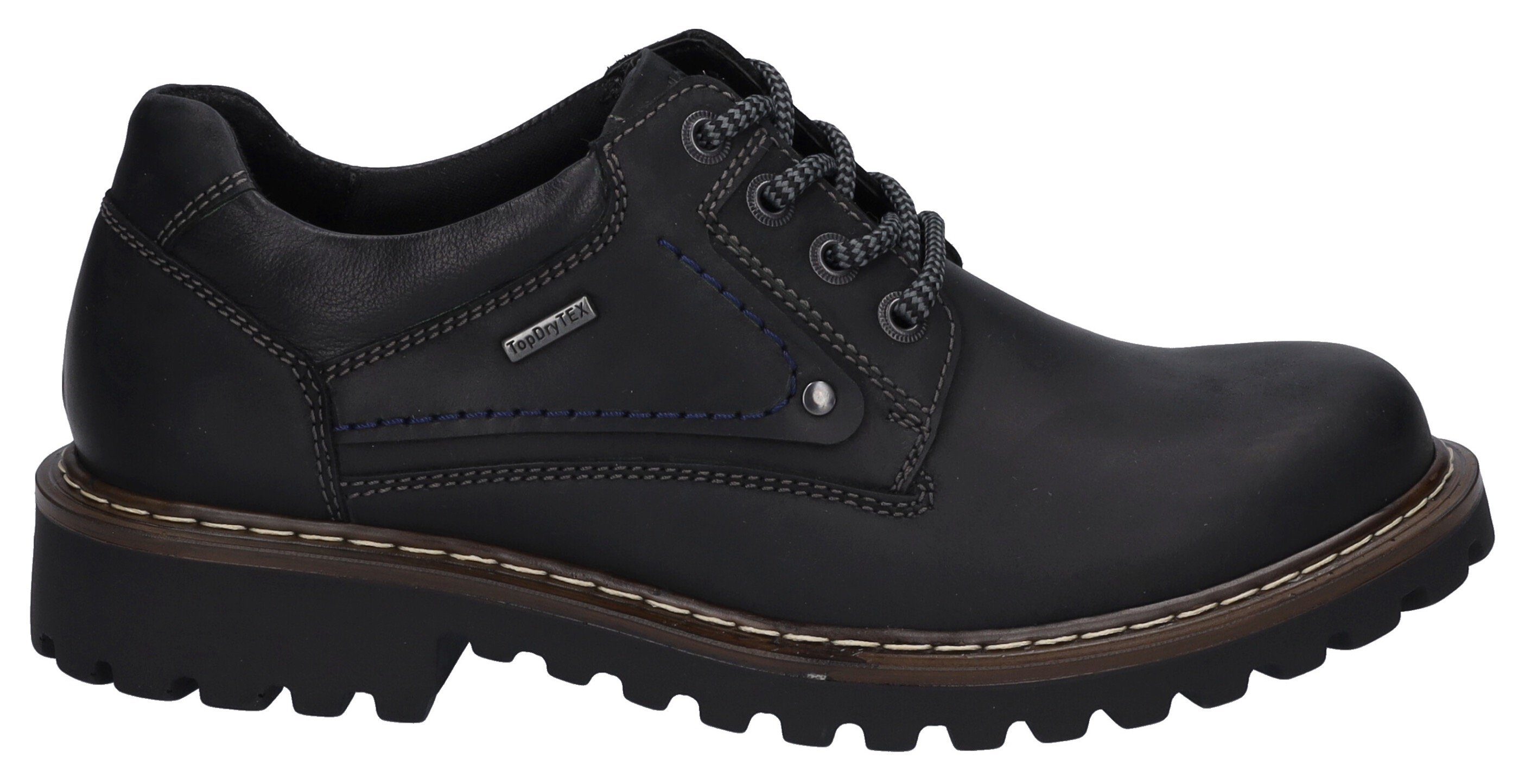 Josef Seibel Veterschoenen Leroy 55 Vrijetijdsschoen, lage schoen, veterschoen met TopDry Tex membraan