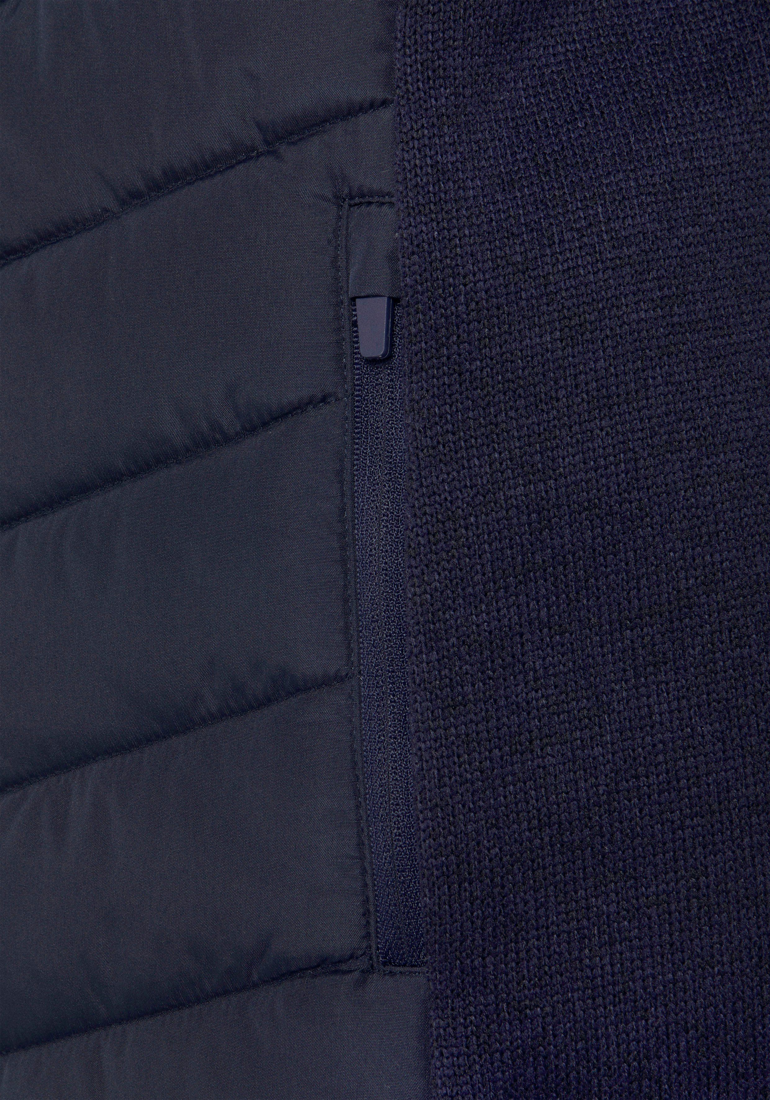 Vivance Gewatteerde jas met tricot-fleece-mouwen