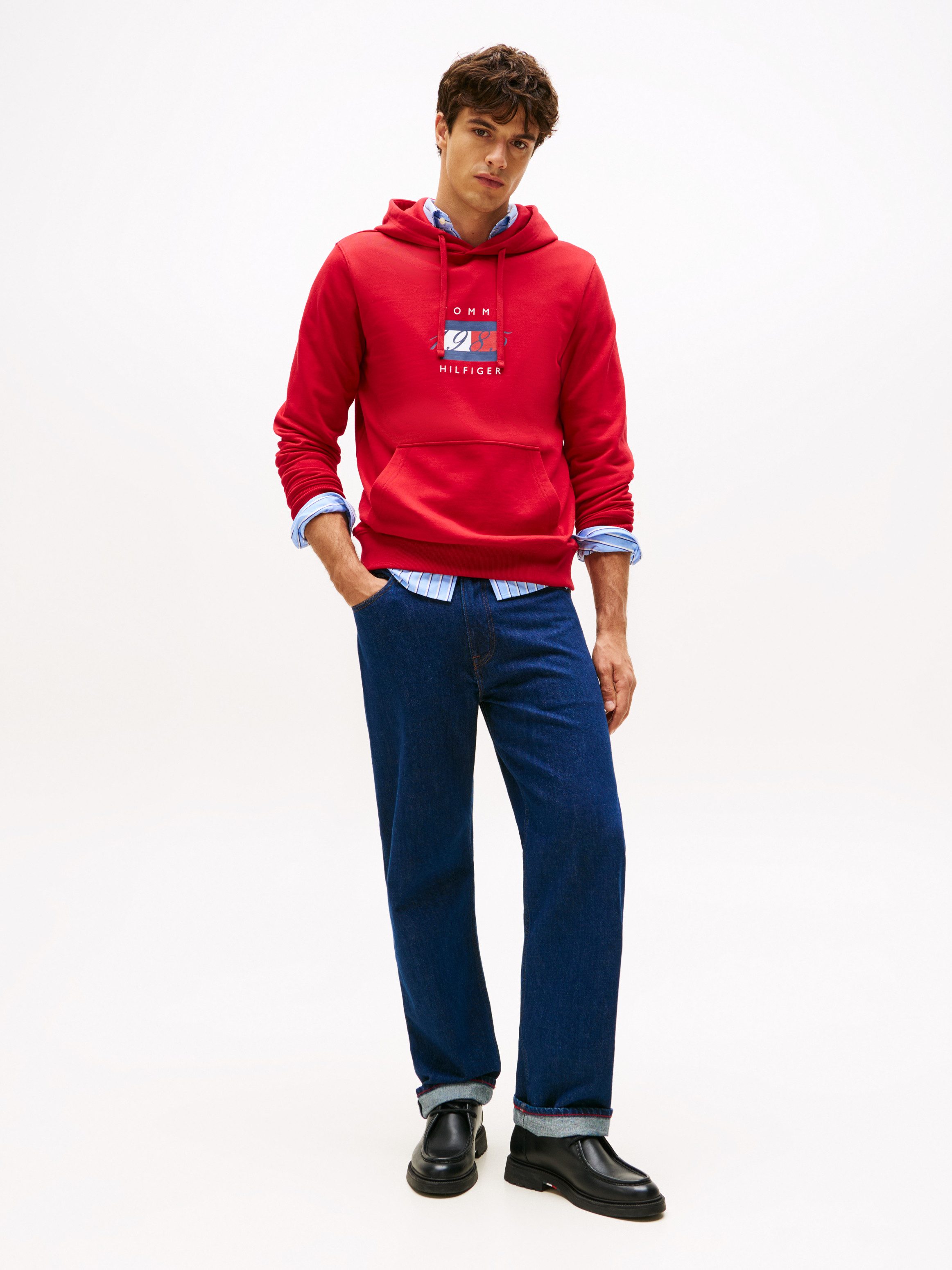 Tommy Hilfiger Hoodie LINEAR FLAG GRAPHIC