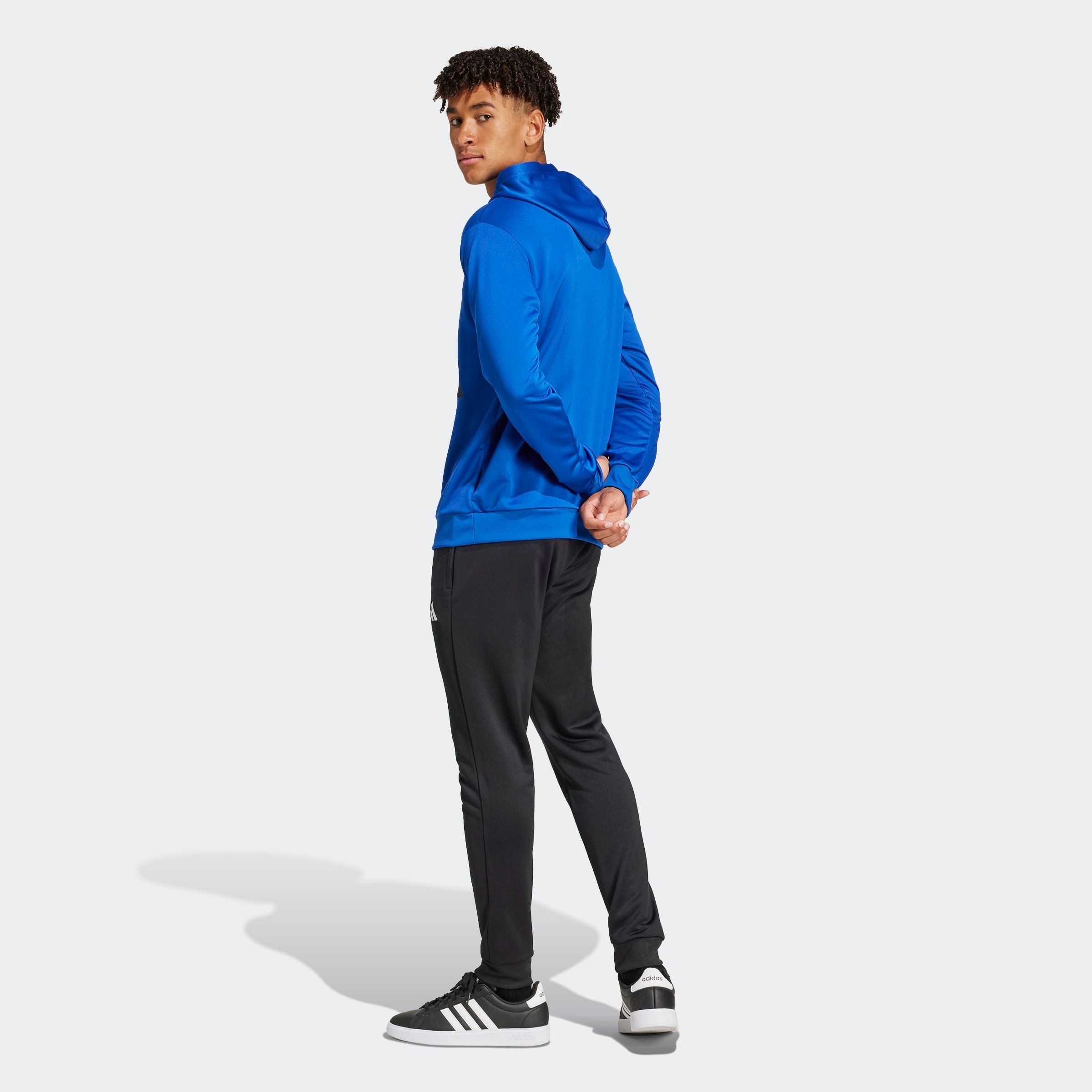adidas Sportswear Trainingspak M BL FT HD TS van zacht french-terry materiaal, hoodie (2-delig)