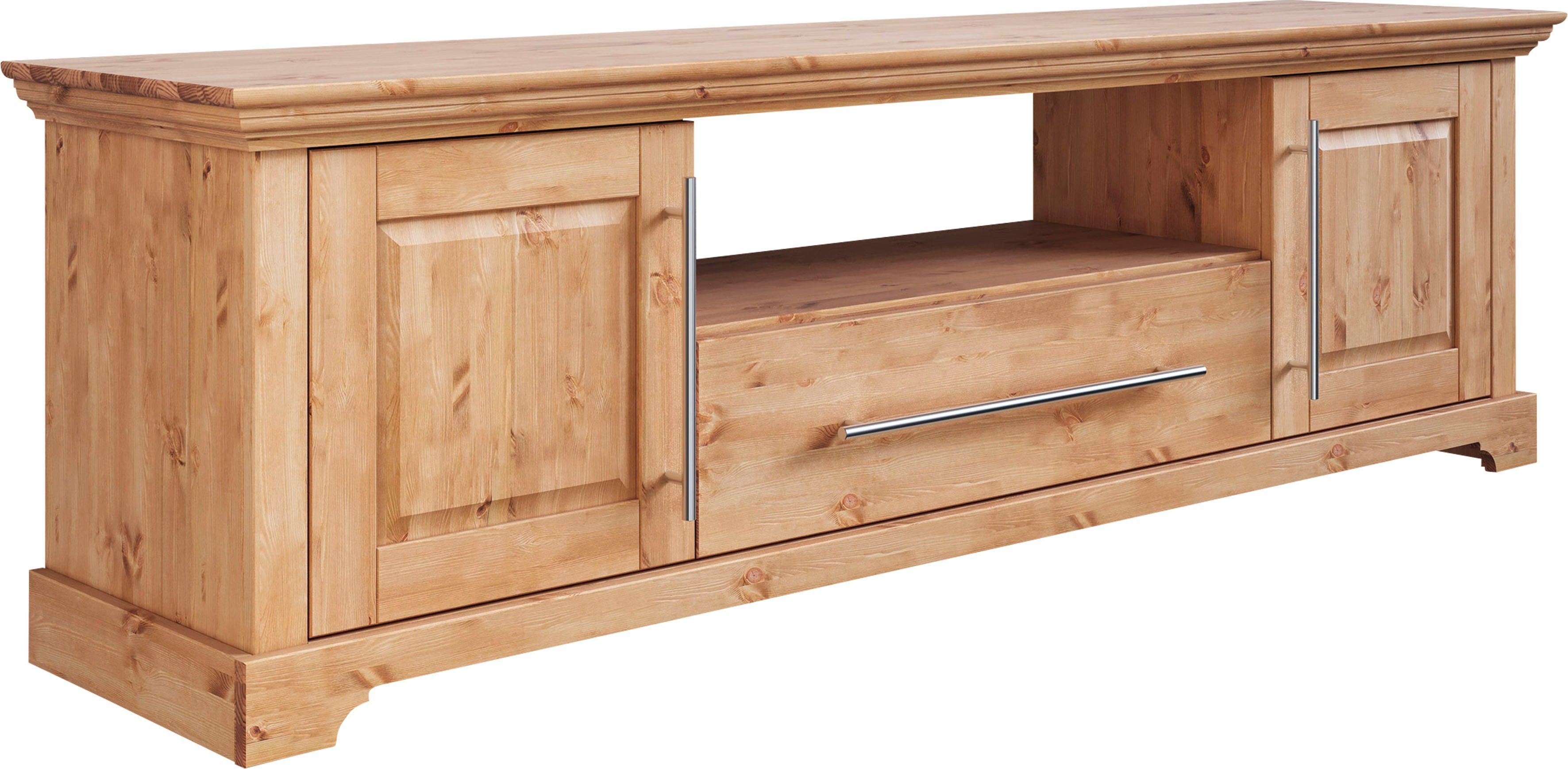 Home affaire Tv-meubel Meliss Lowboard, 2-deurs, breedte 171 cm, massief grenen, FSC®