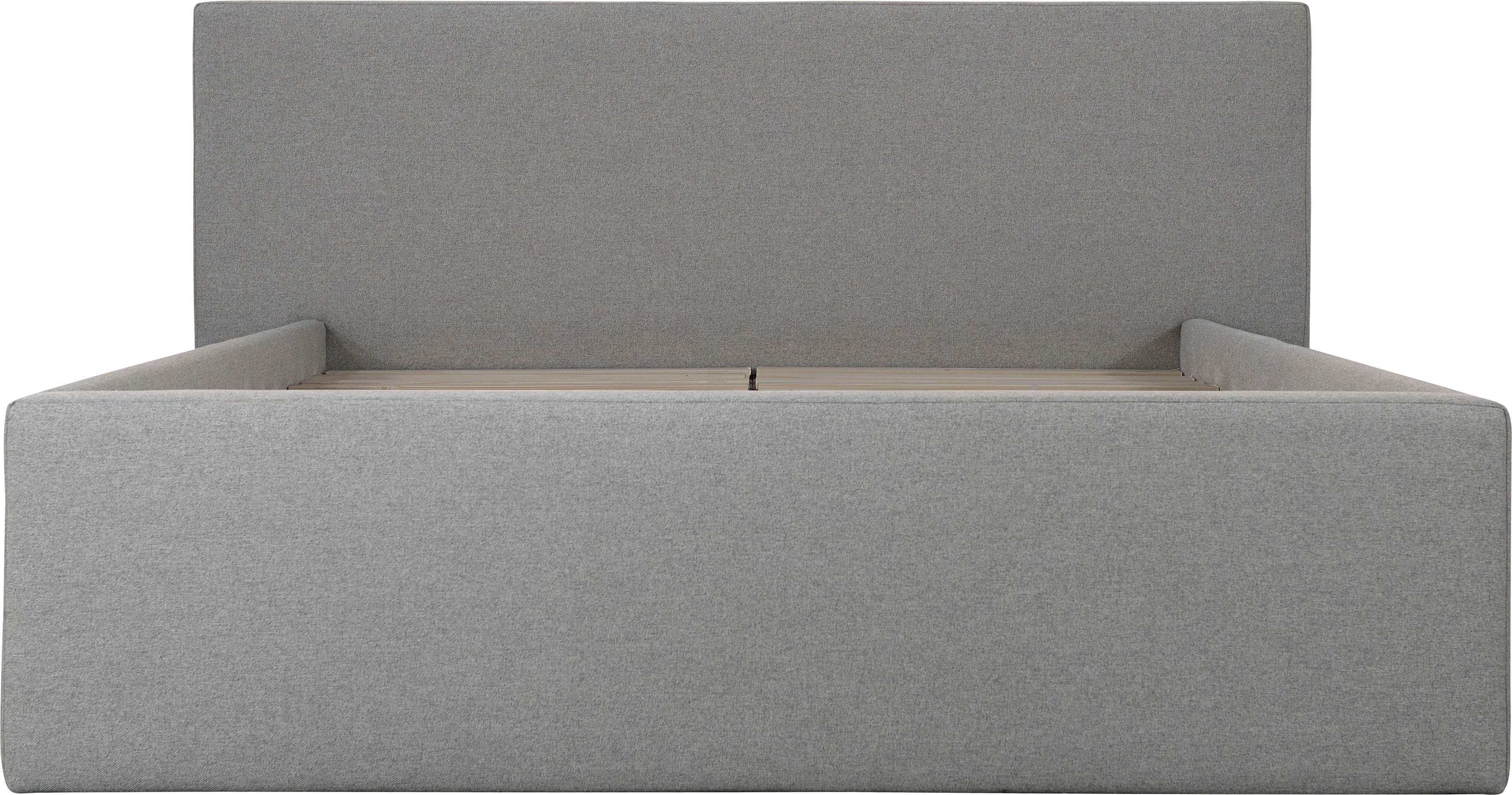 INOSIGN Gestoffeerd bed DALINA rechtlijnig hoofdbord, in 5 breedten, ook in 220 cm lengte