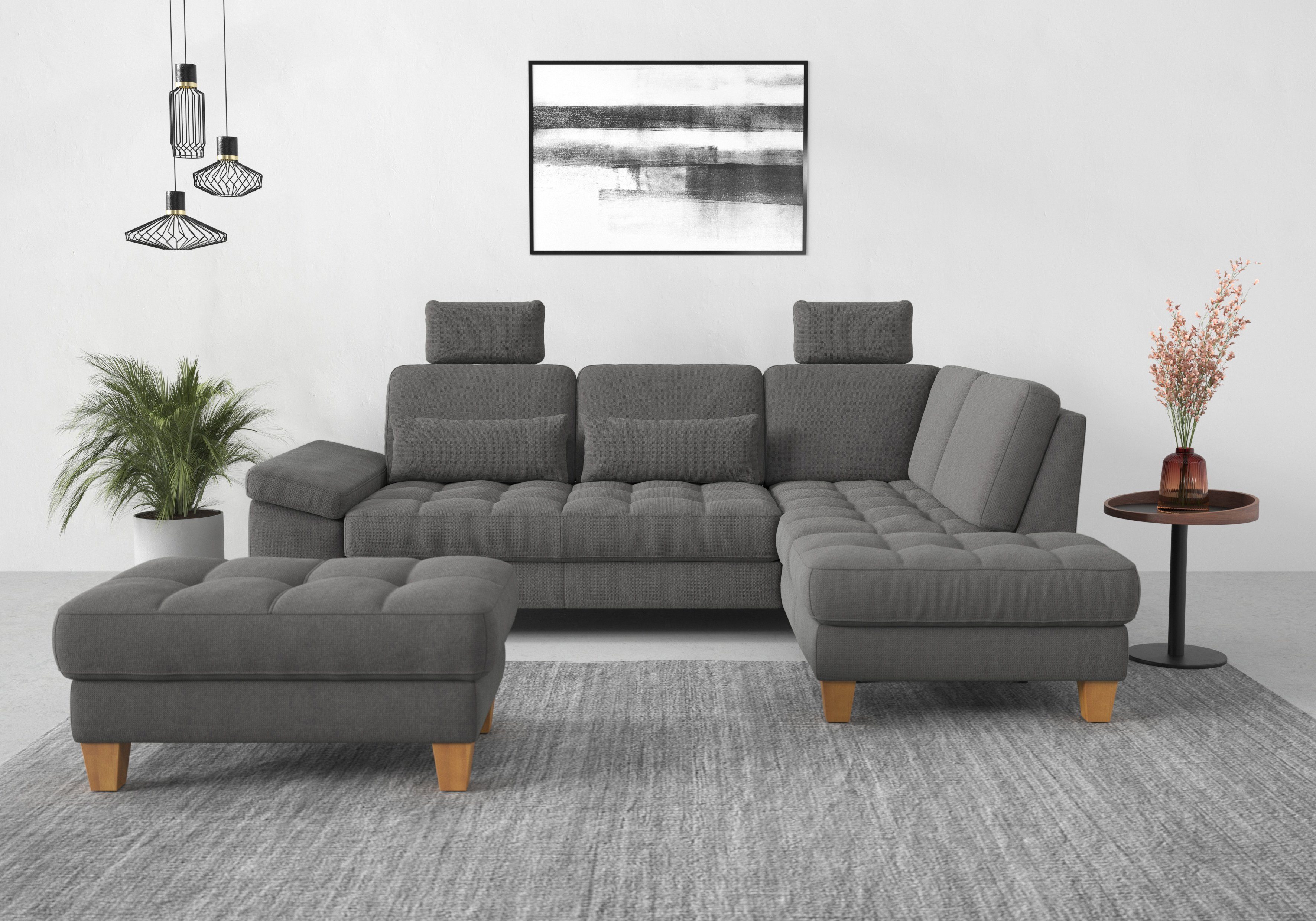 sit&more Hocker met bergruimte Westham naar keuze met/zonder binnenvering