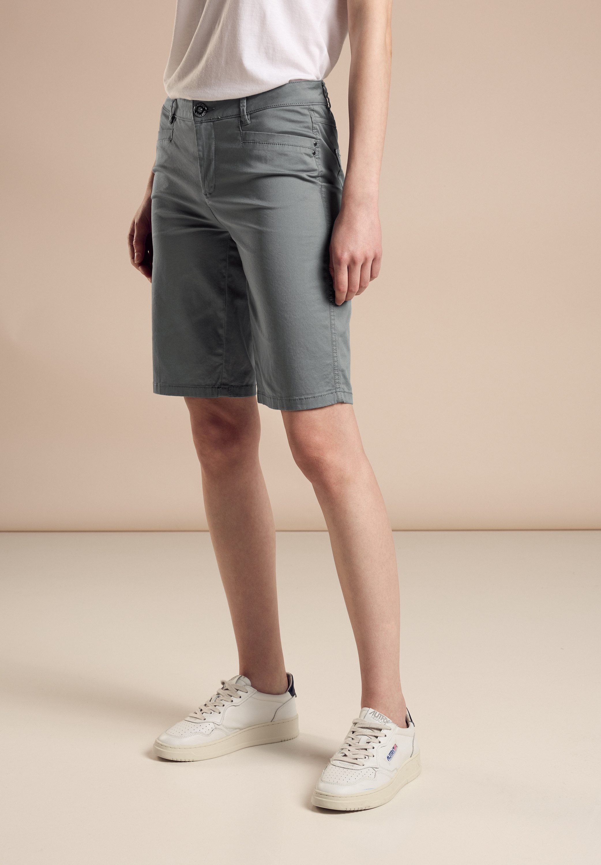 STREET ONE Bermuda QR Yulius Shorts met stretch