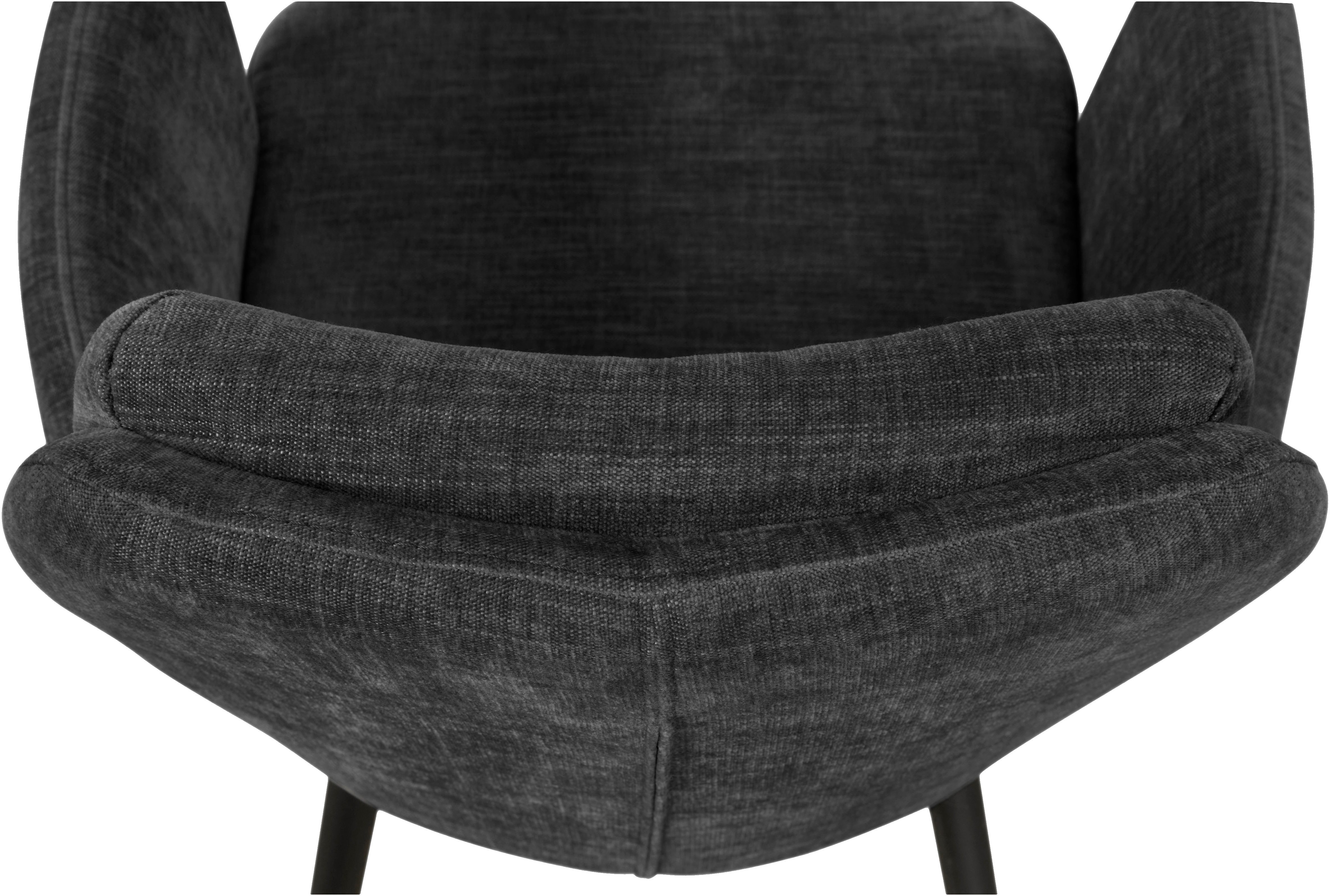 OMG Design Stoel met armleuningen DONNA Zitkuip, comfortabel gepolsterd, eetkamerstoel (set)