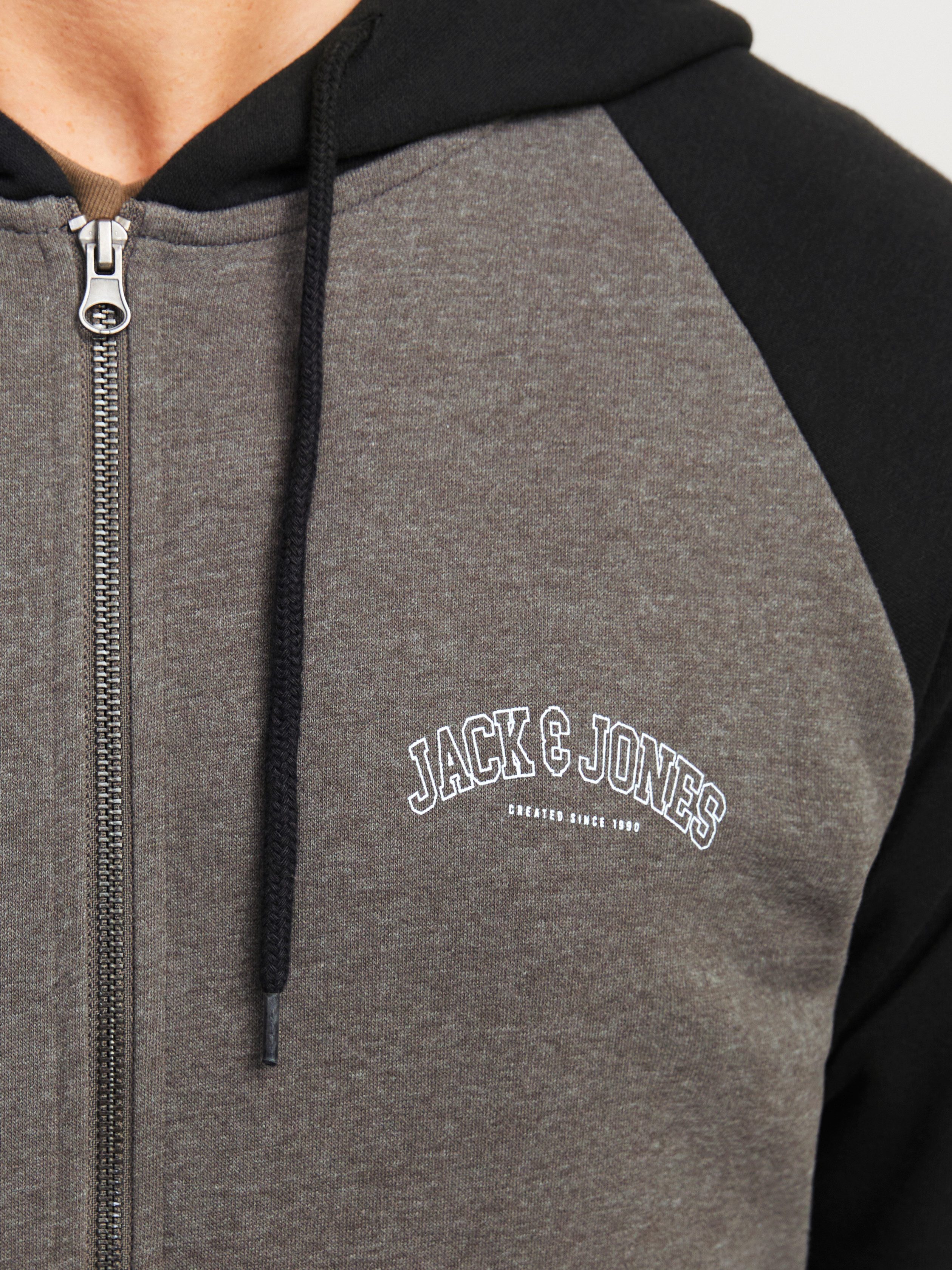 Jack & Jones Capuchonsweatvest JJRICKY SWEAT ZIP HOOD