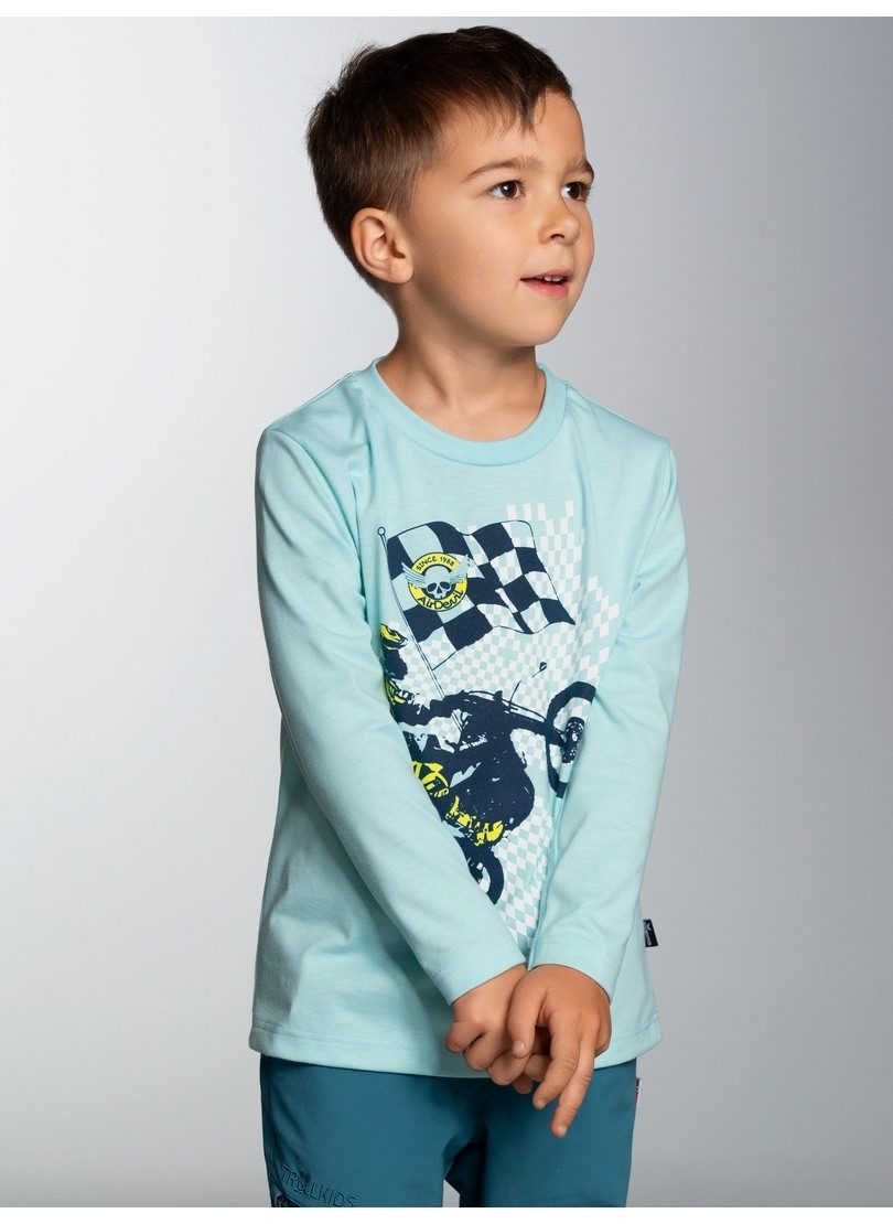 Trigema Sweatshirt Langarmshirt met sportieve motor-print