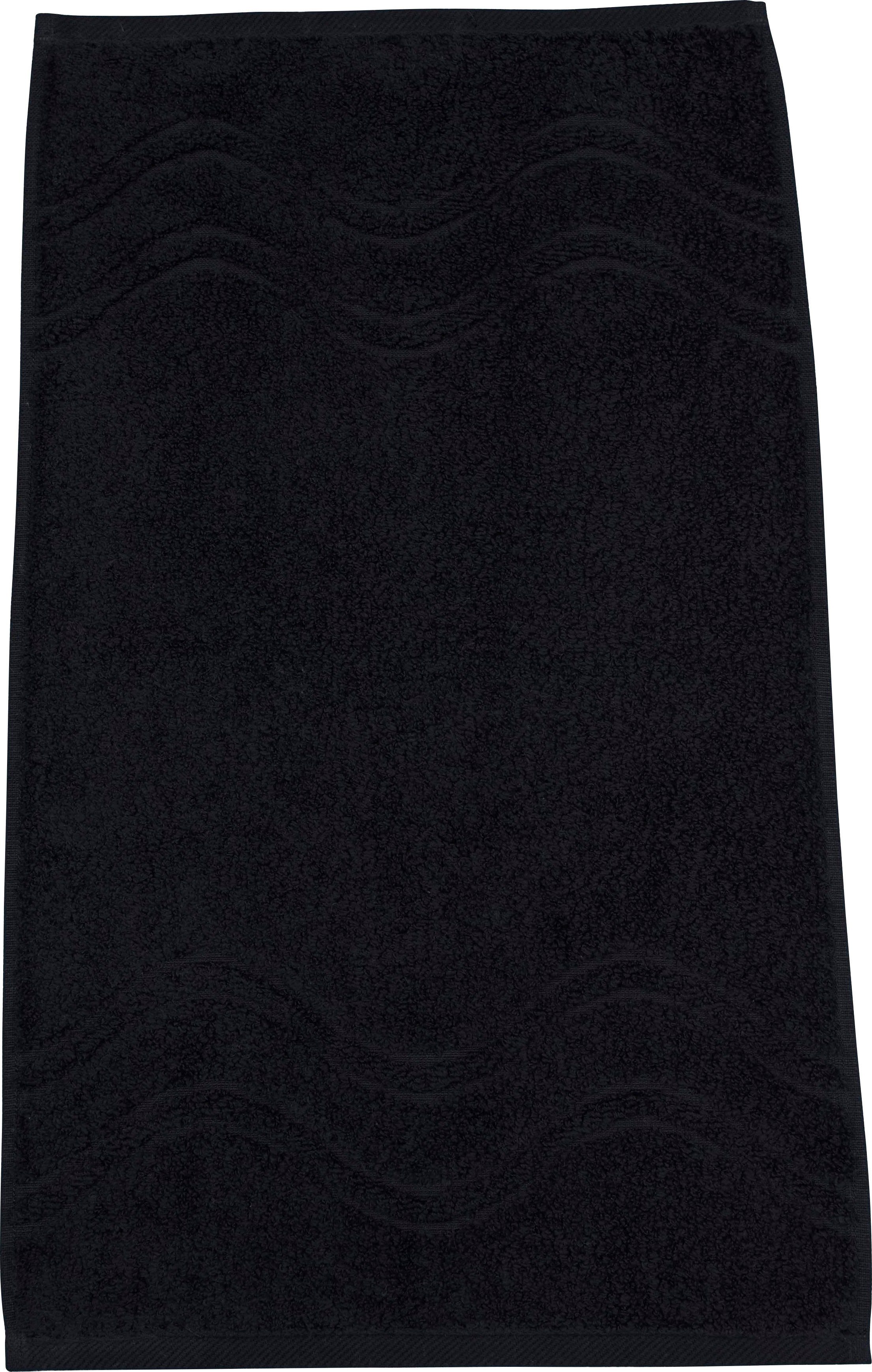 ROSS Gastendoek Cashmere feeling met golven-randdessin (6-delig)