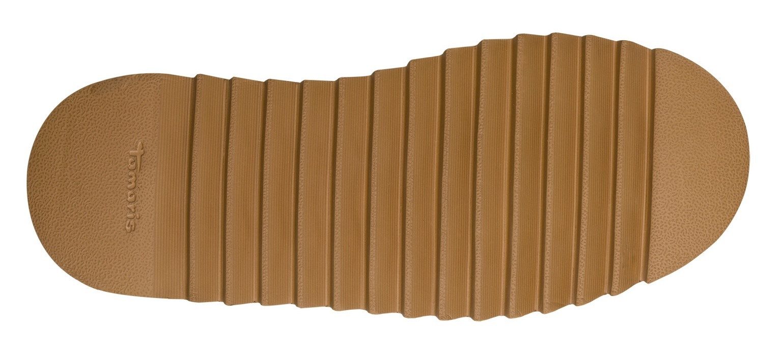 Tamaris Pantoffels , clogs, comfortabele schoen met imitatiebontkraag