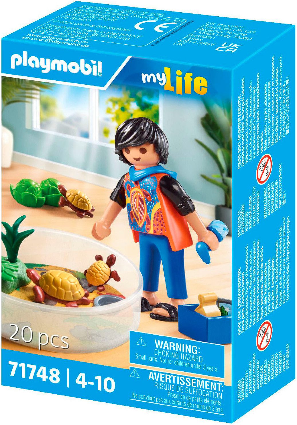 Playmobil® Constructie-speelset Schildkröten-Terrarium (71748), Playmobil My Life (20-delig)
