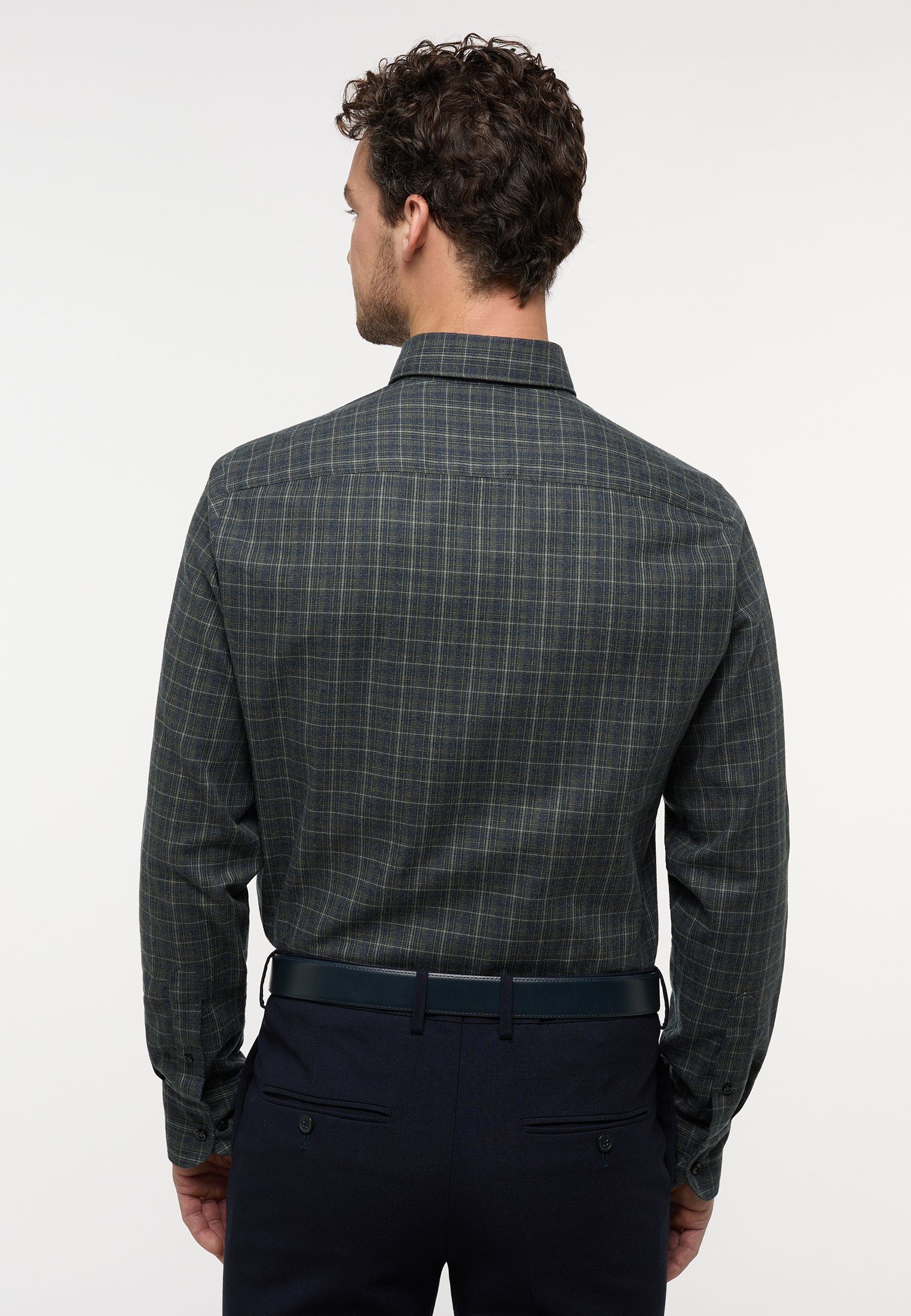 Eterna Overhemd met lange mouwen Slim fit