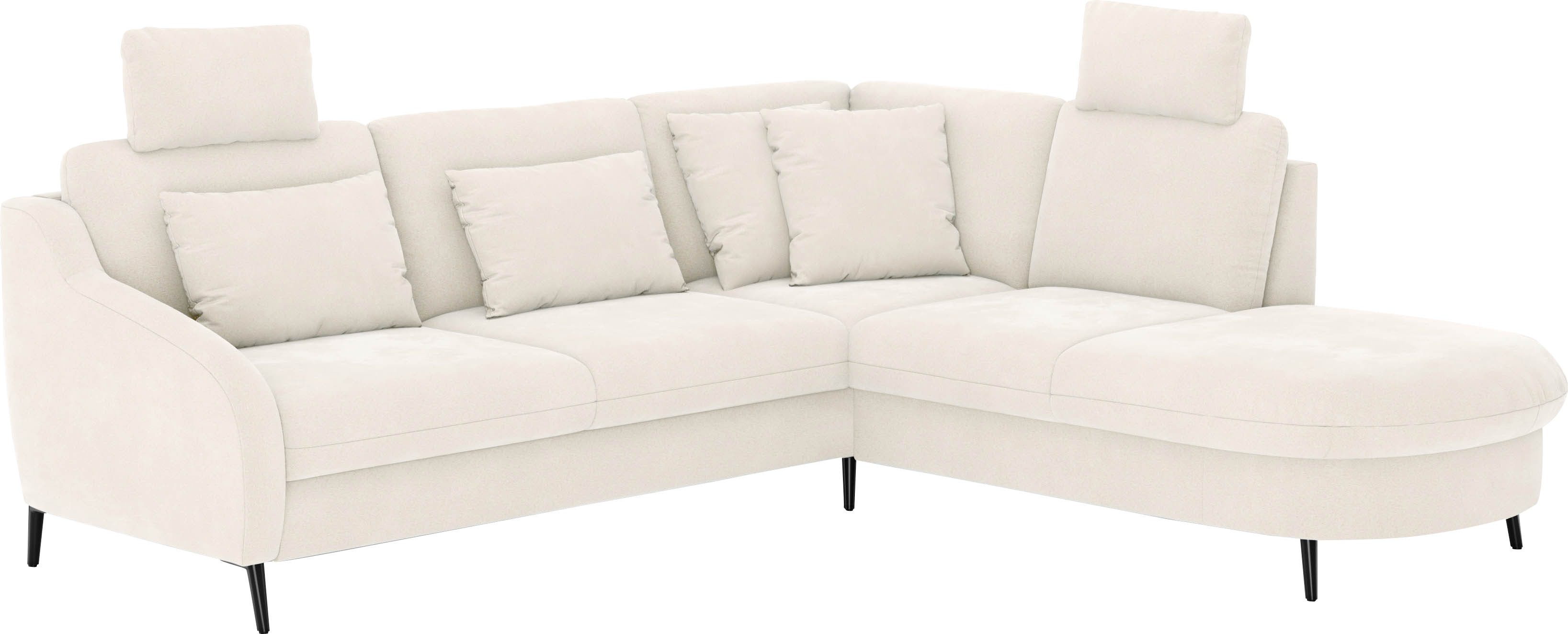 sit&more Hoekbank Soul L-vorm optioneel met bedfunctie en bedlade of lade
