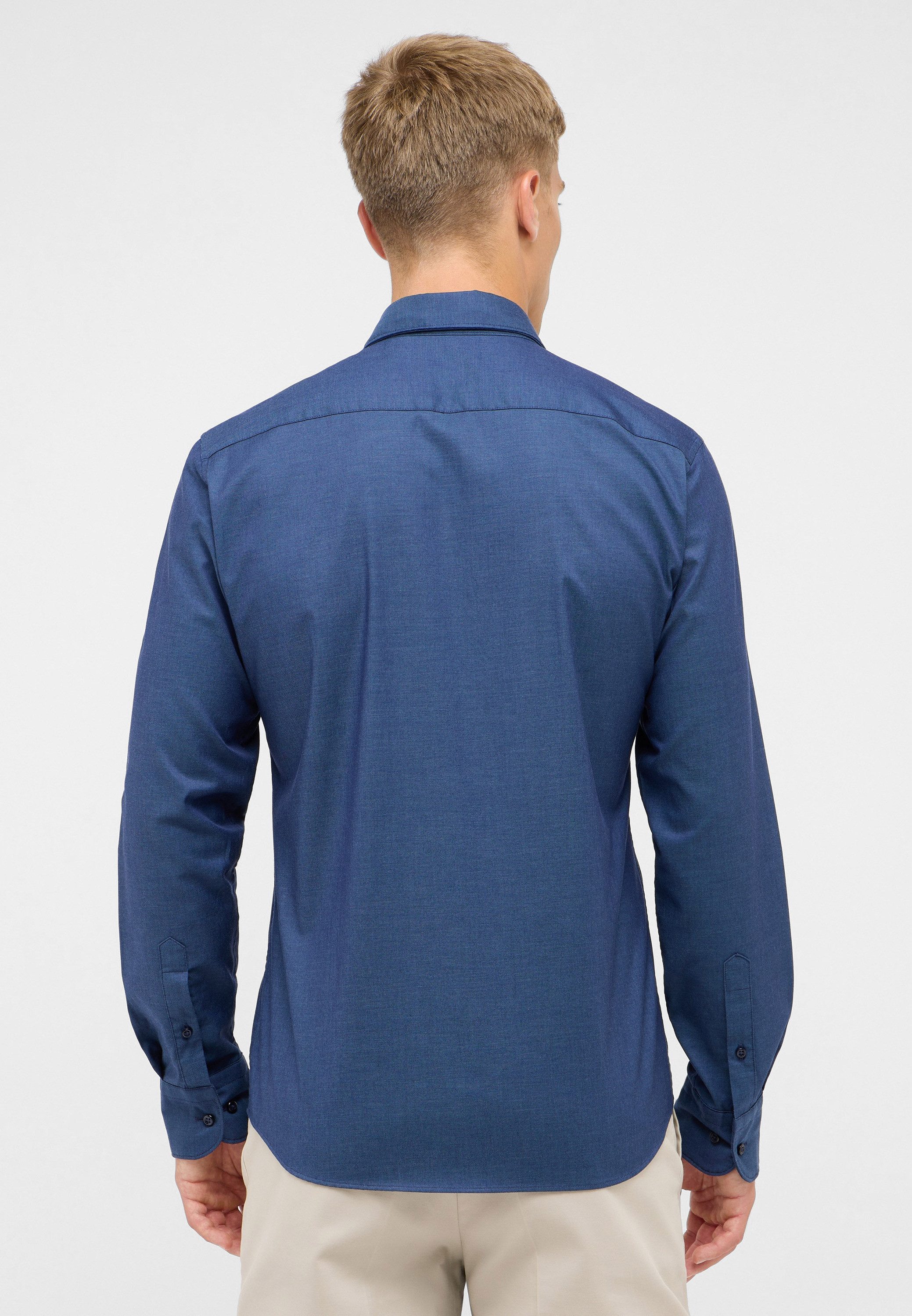 Eterna Overhemd met lange mouwen Slim fit EASY IRON (gemakkelijk te strijken)