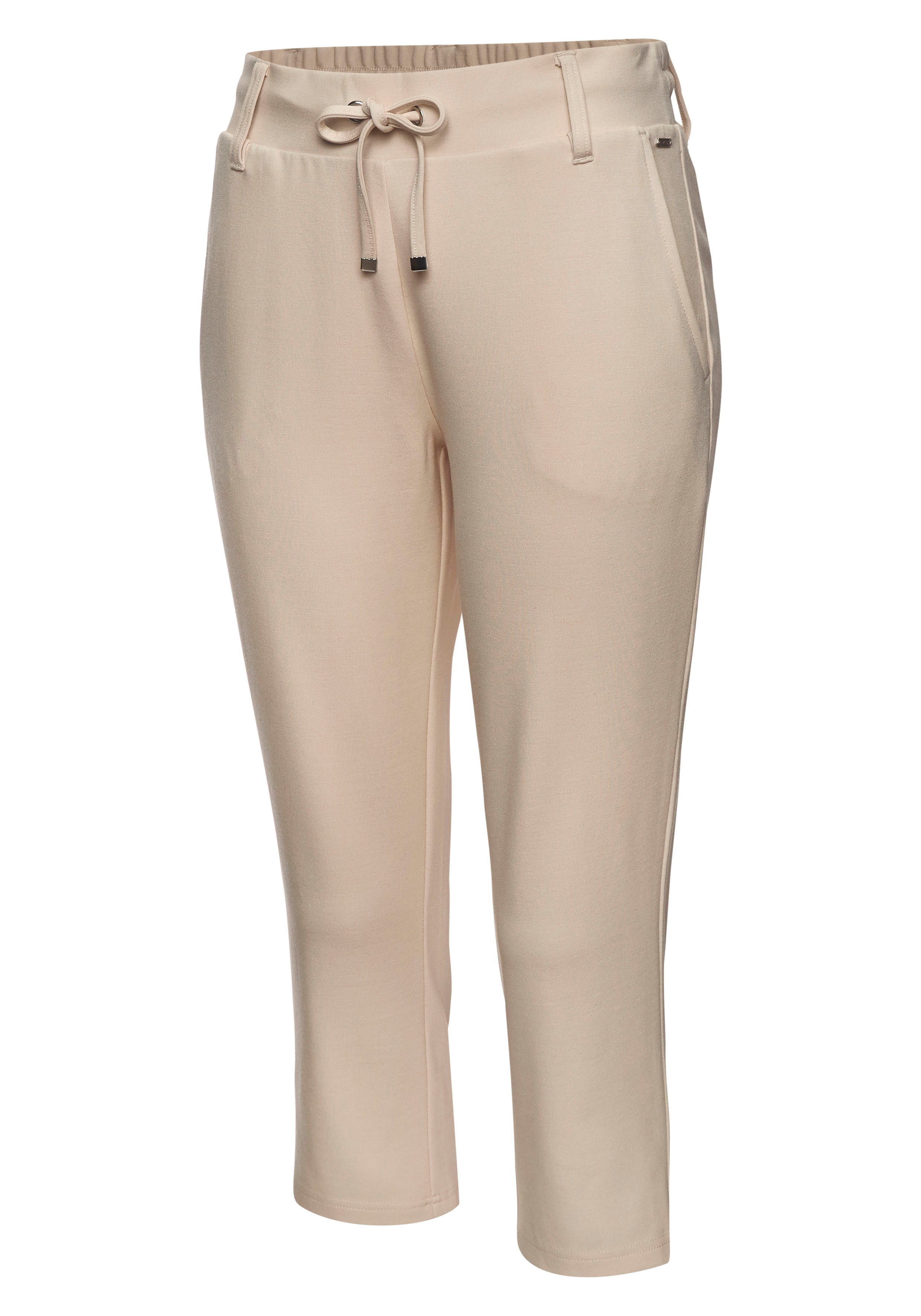 Lascana Caprilegging met zijzakken loungewear